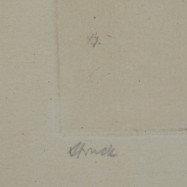 Three Hermann Struck Etchings on Paper Impressionistic Marine Scenes