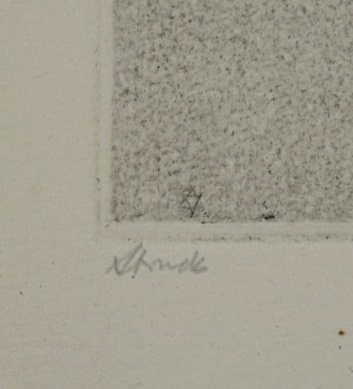 Three Hermann Struck Etchings on Paper Impressionistic Marine Scenes