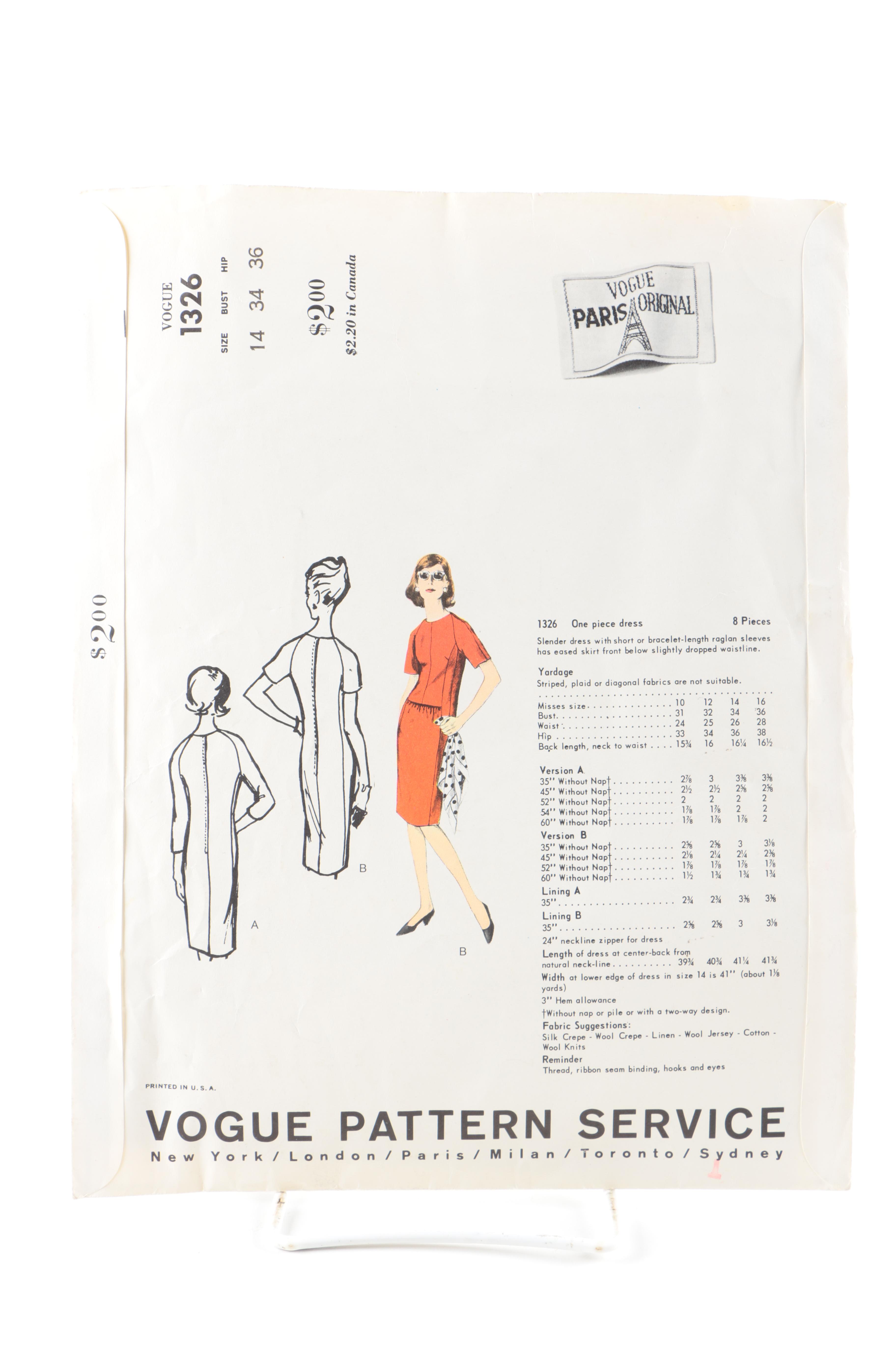 Vintage Vogue Patterns