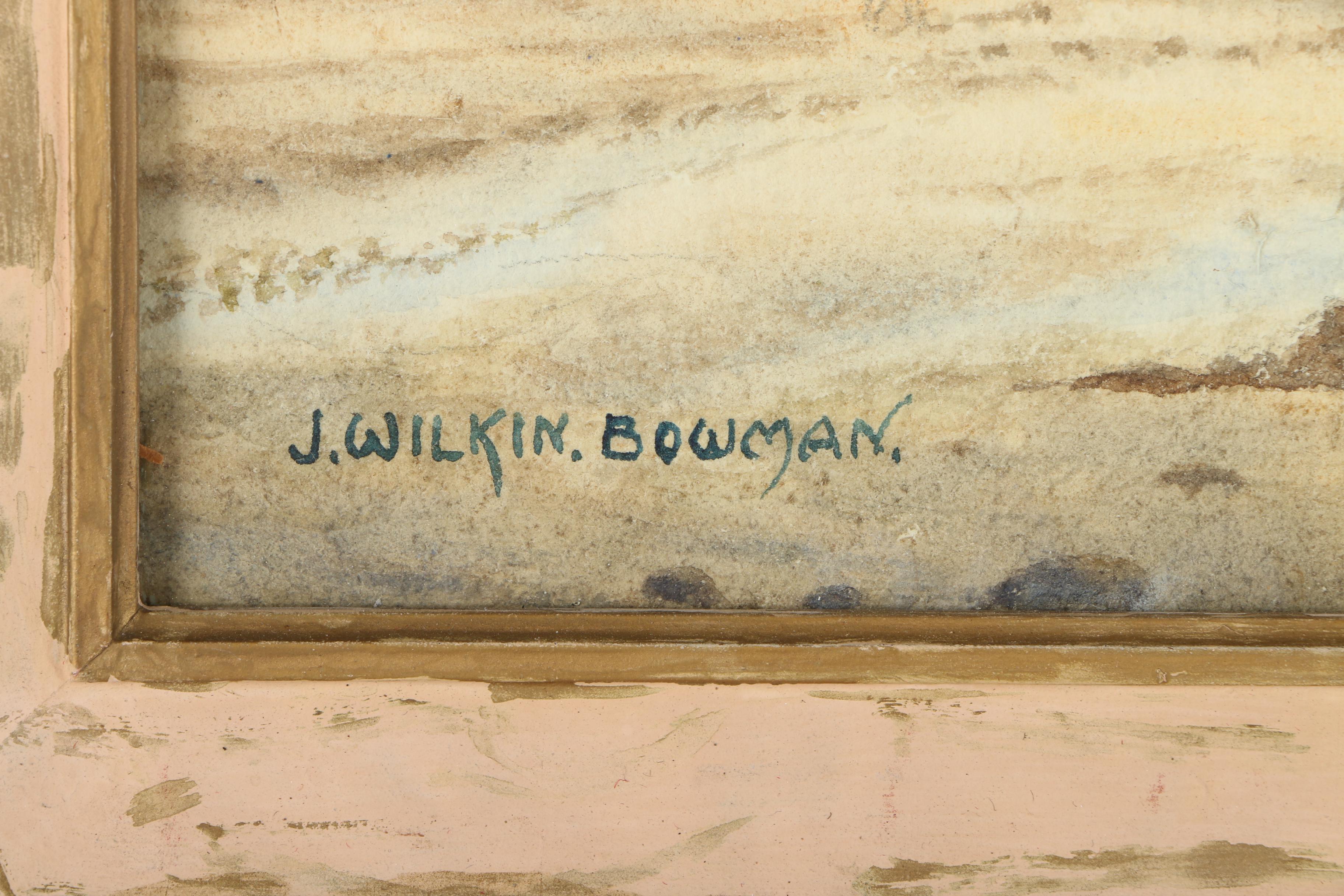 John Wilkin Bowman Watercolor "Break of Day"