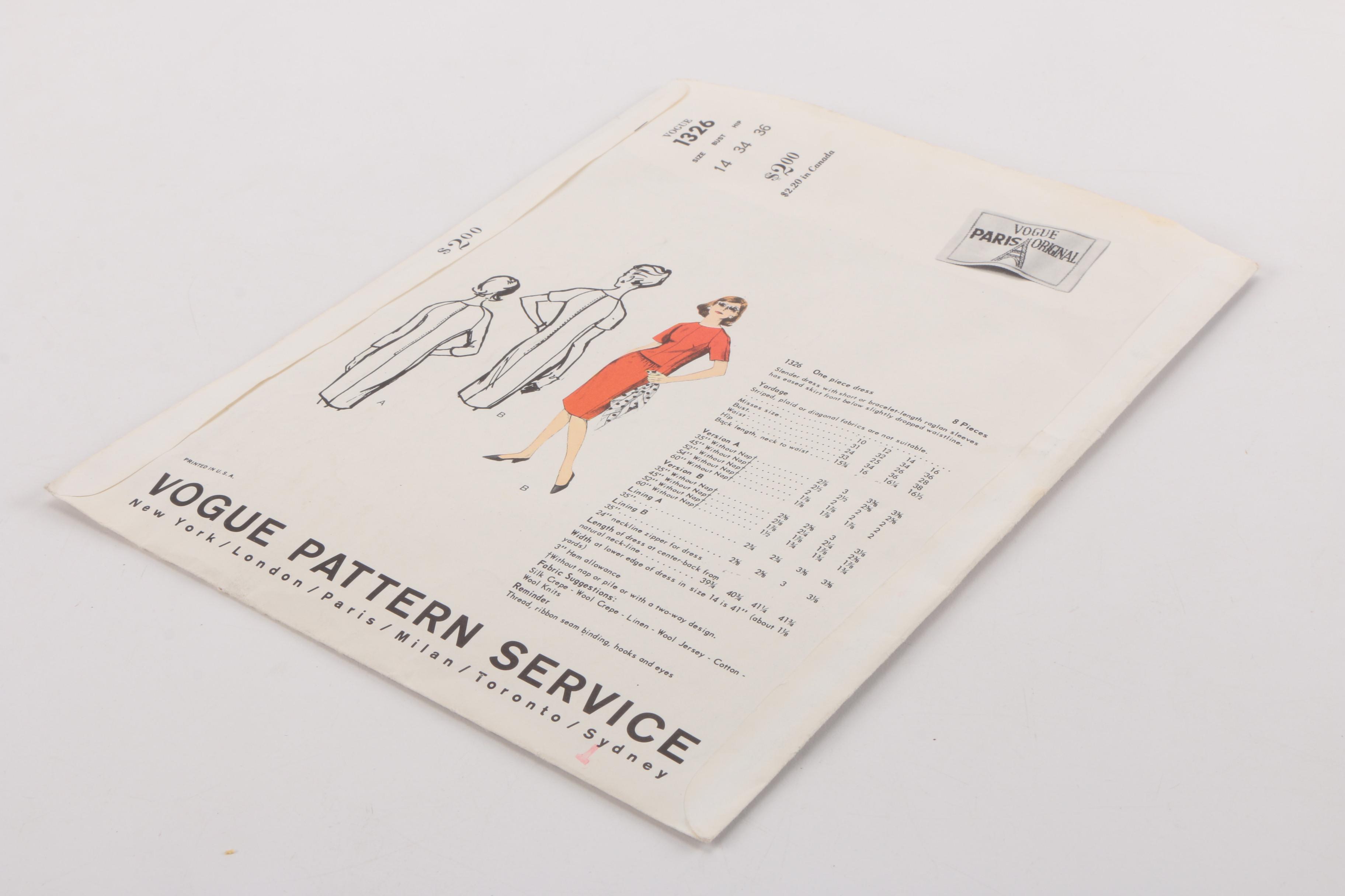 Vintage Vogue Patterns