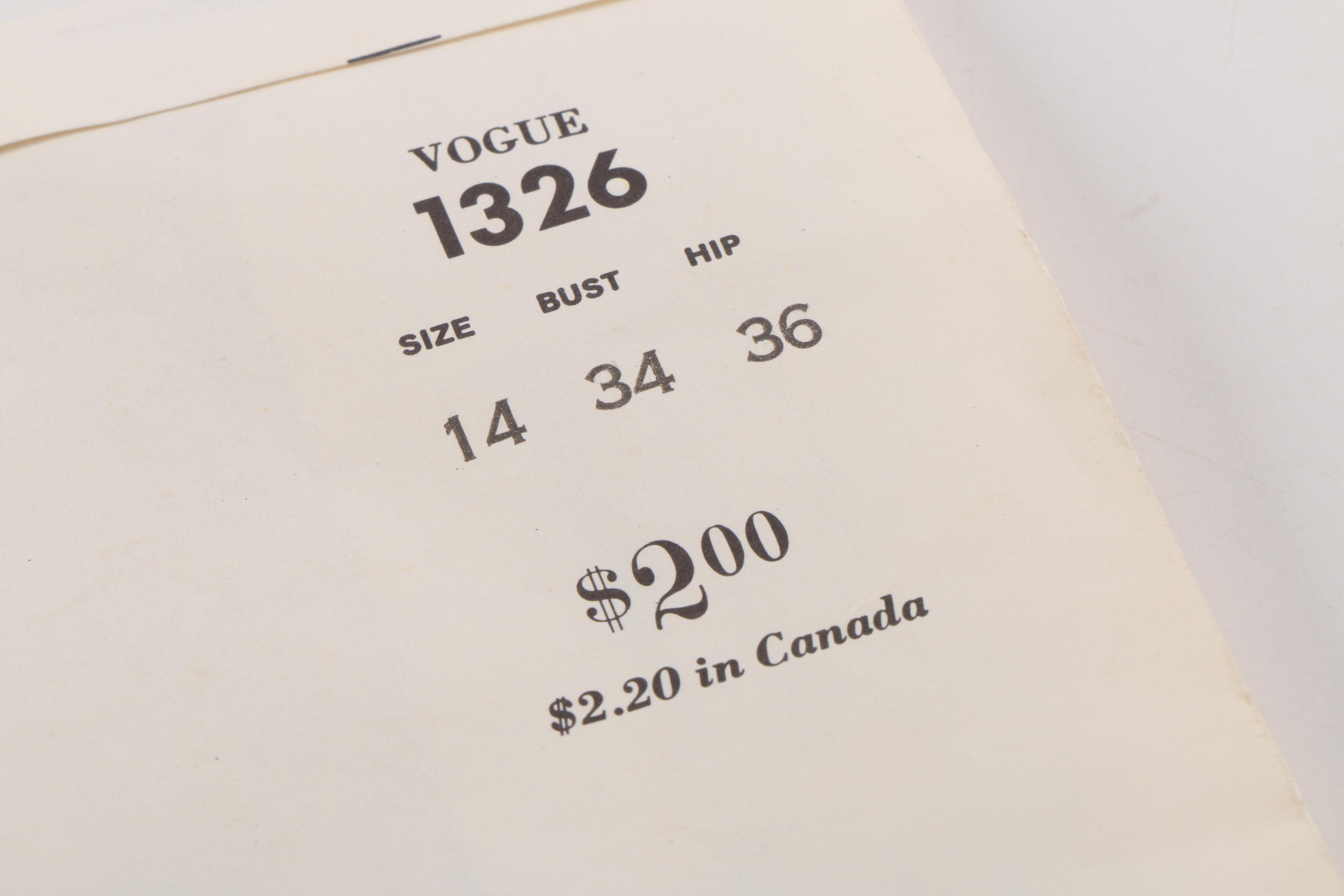 Vintage Vogue Patterns