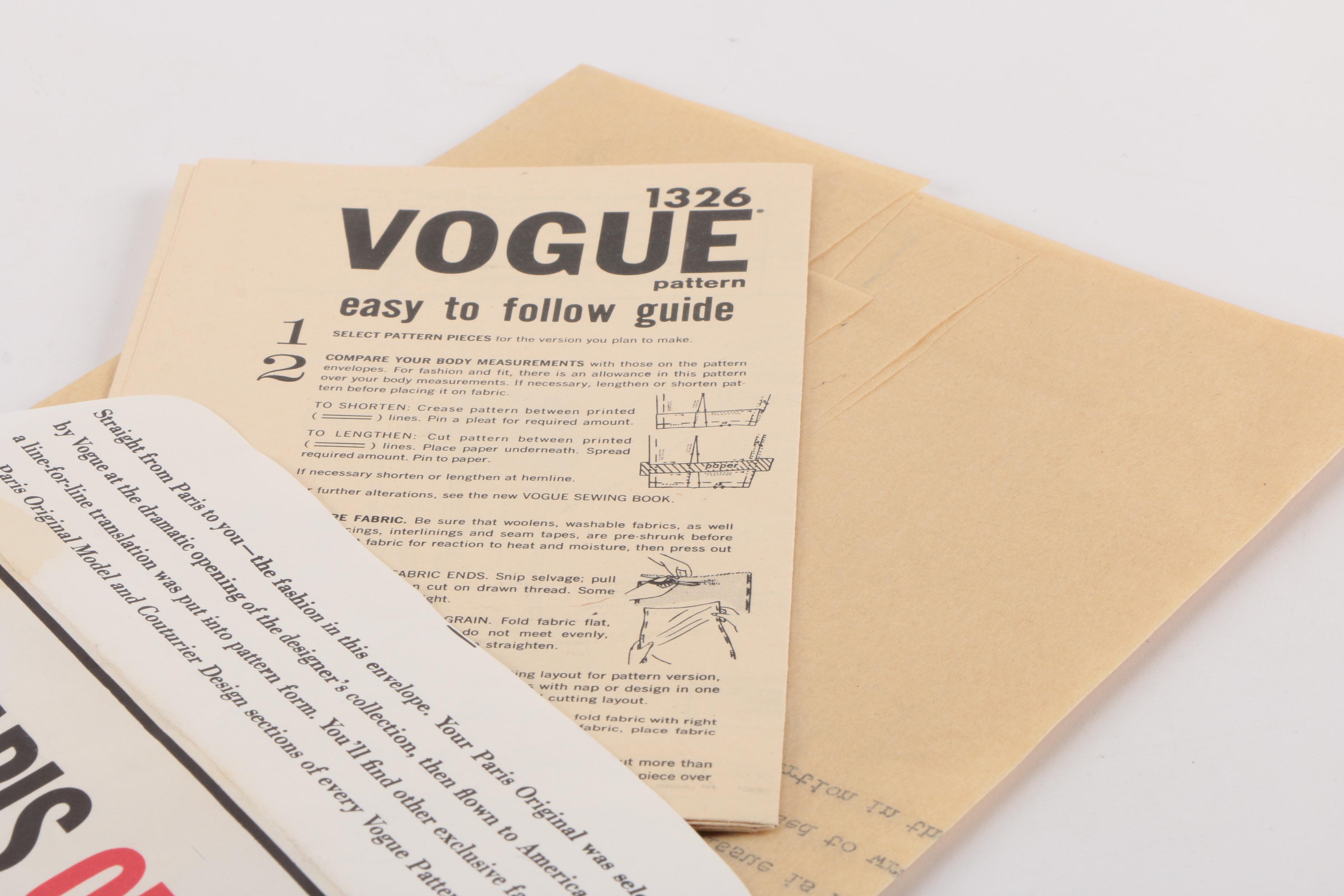 Vintage Vogue Patterns