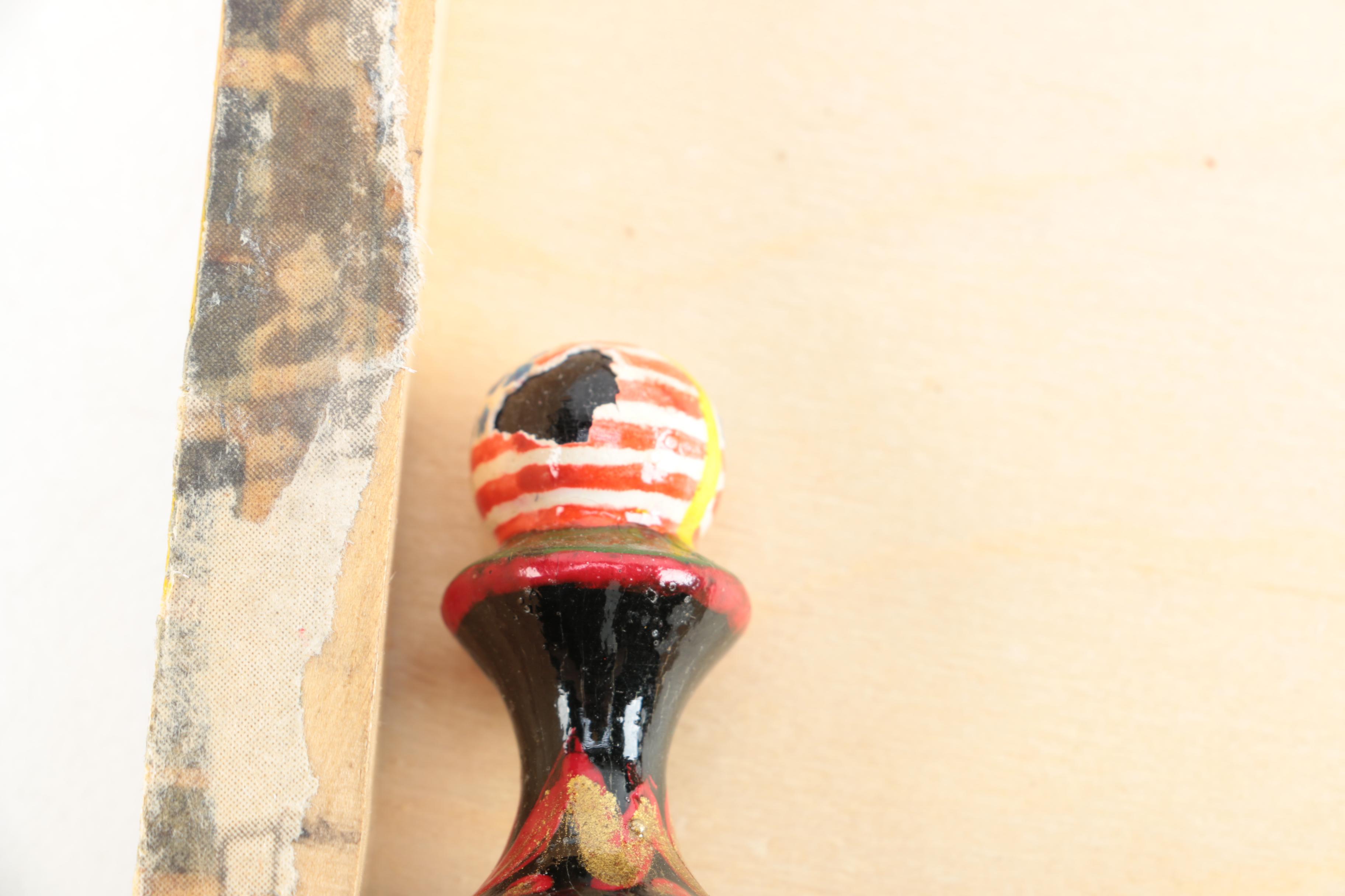 Hand-Painted "Russia vs America" Theme Chess Set