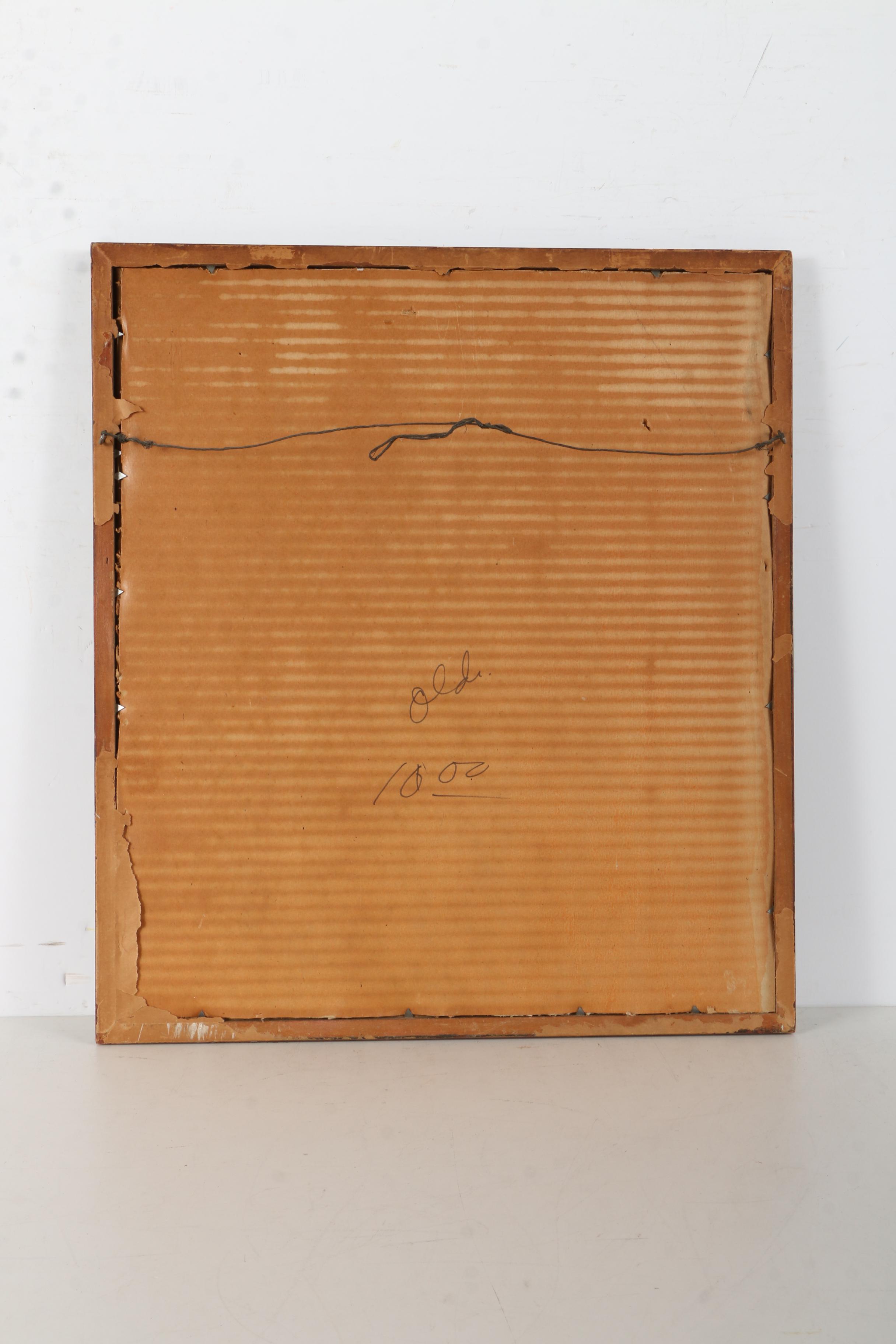 Minnie Wilson Watercolor on Paper of a Young Couple