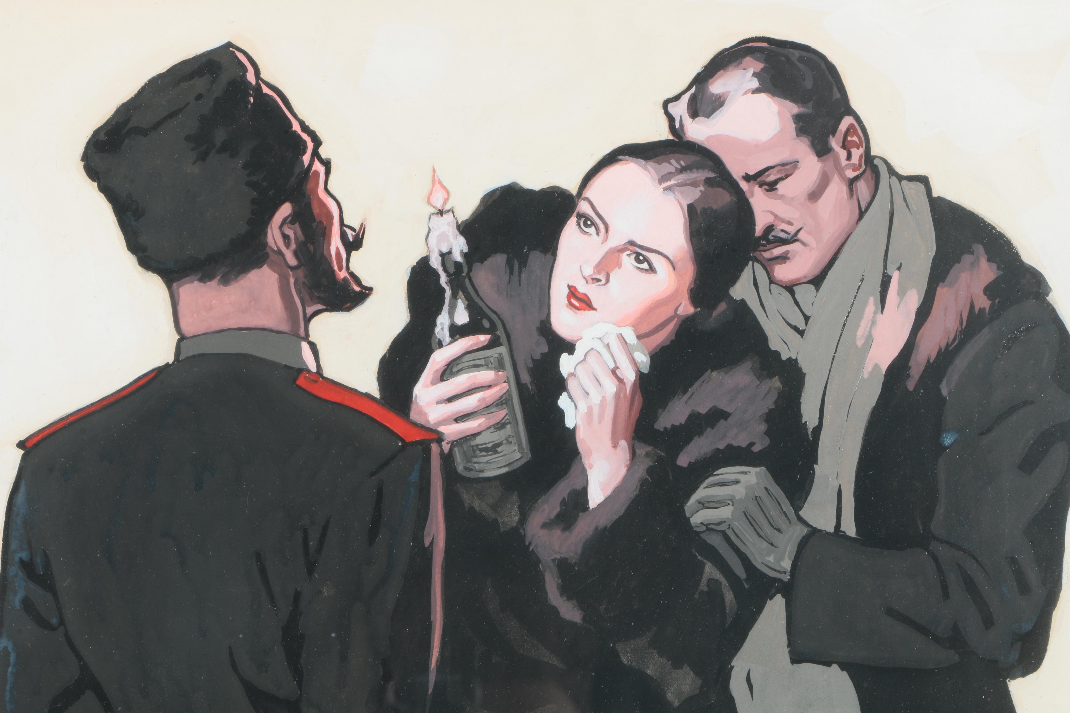 Ben Latham Kidder Original Gouache Illustration