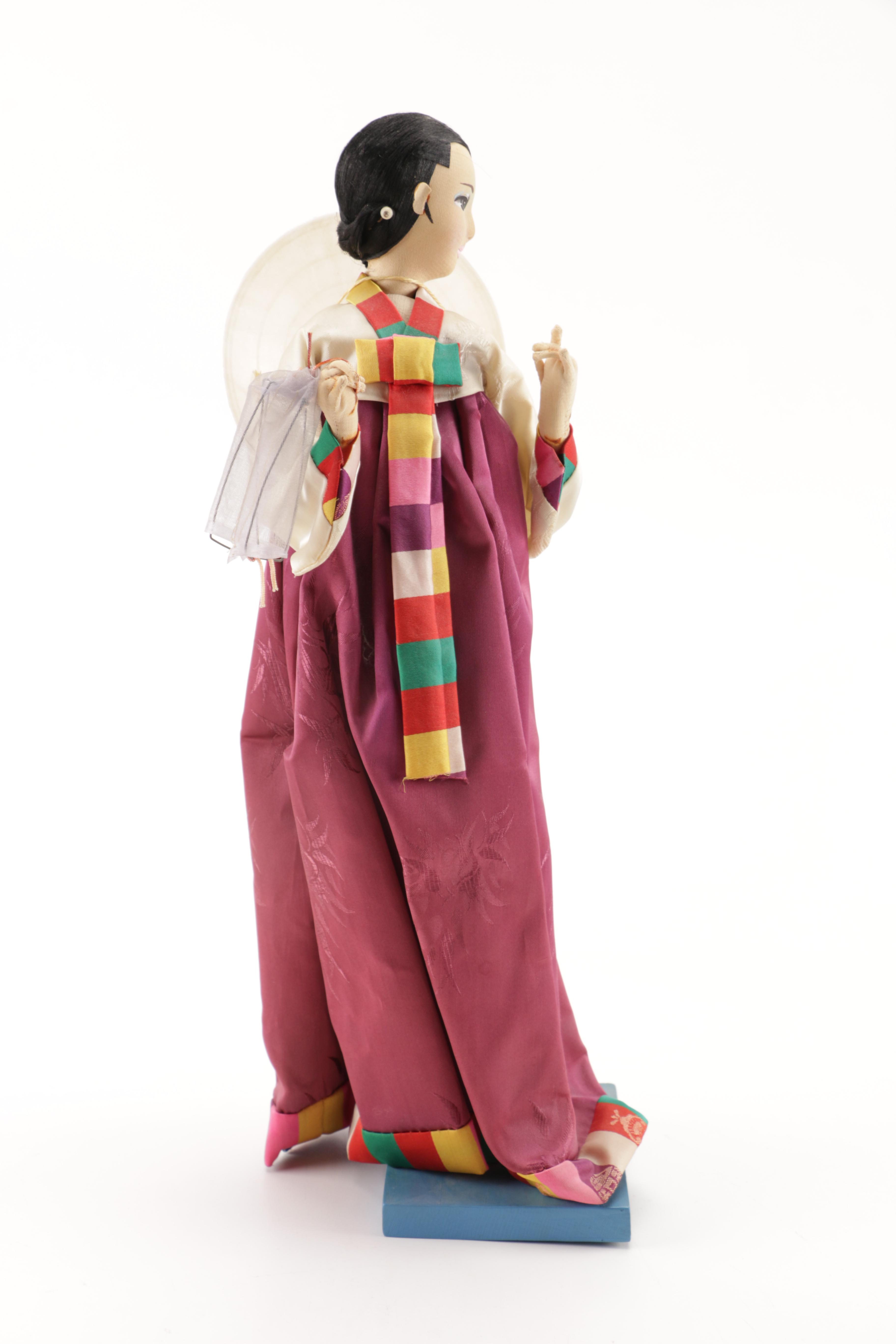 Vintage Korean and Vietnamese Doll Figurines