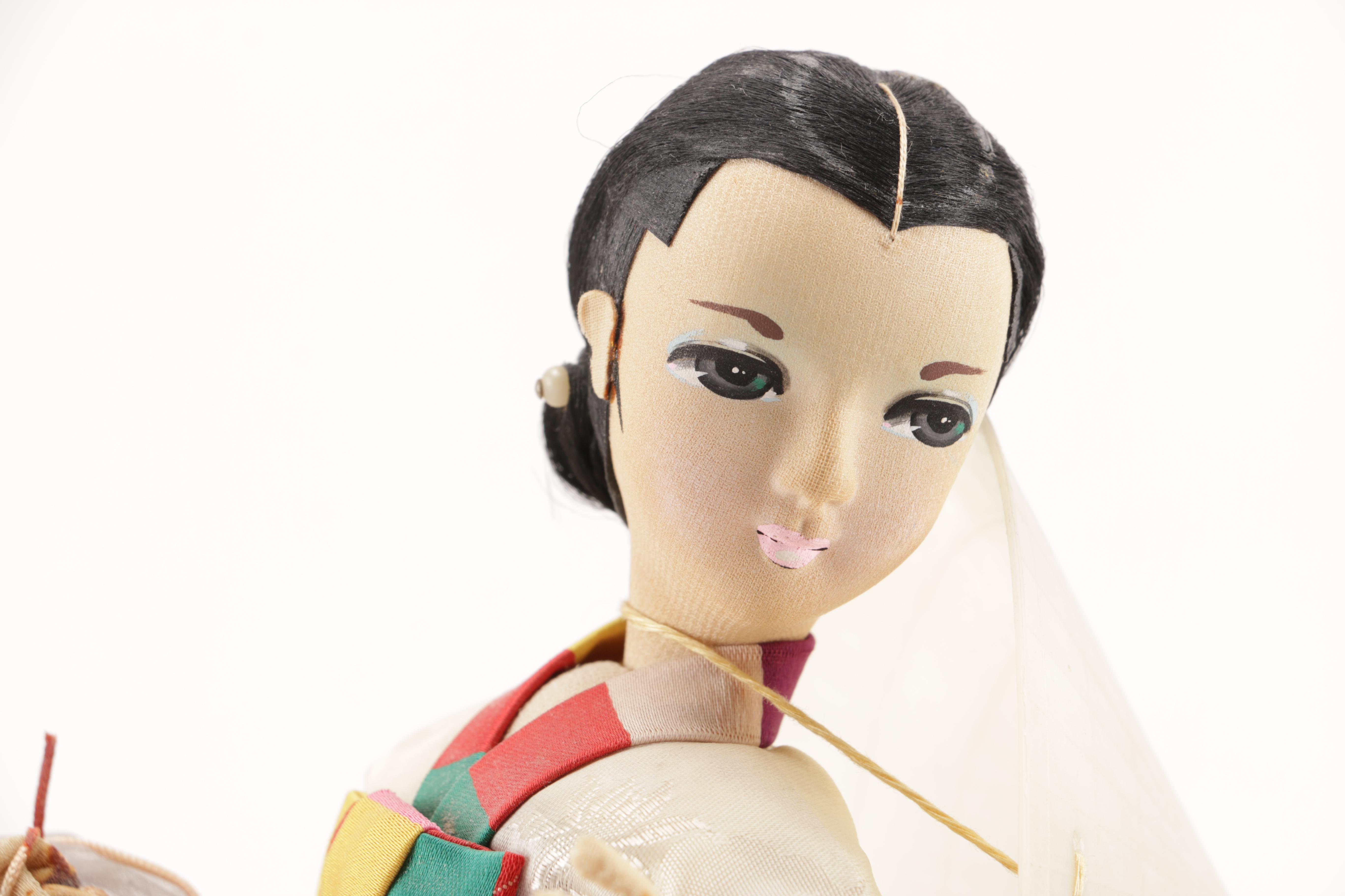 Vintage Korean and Vietnamese Doll Figurines