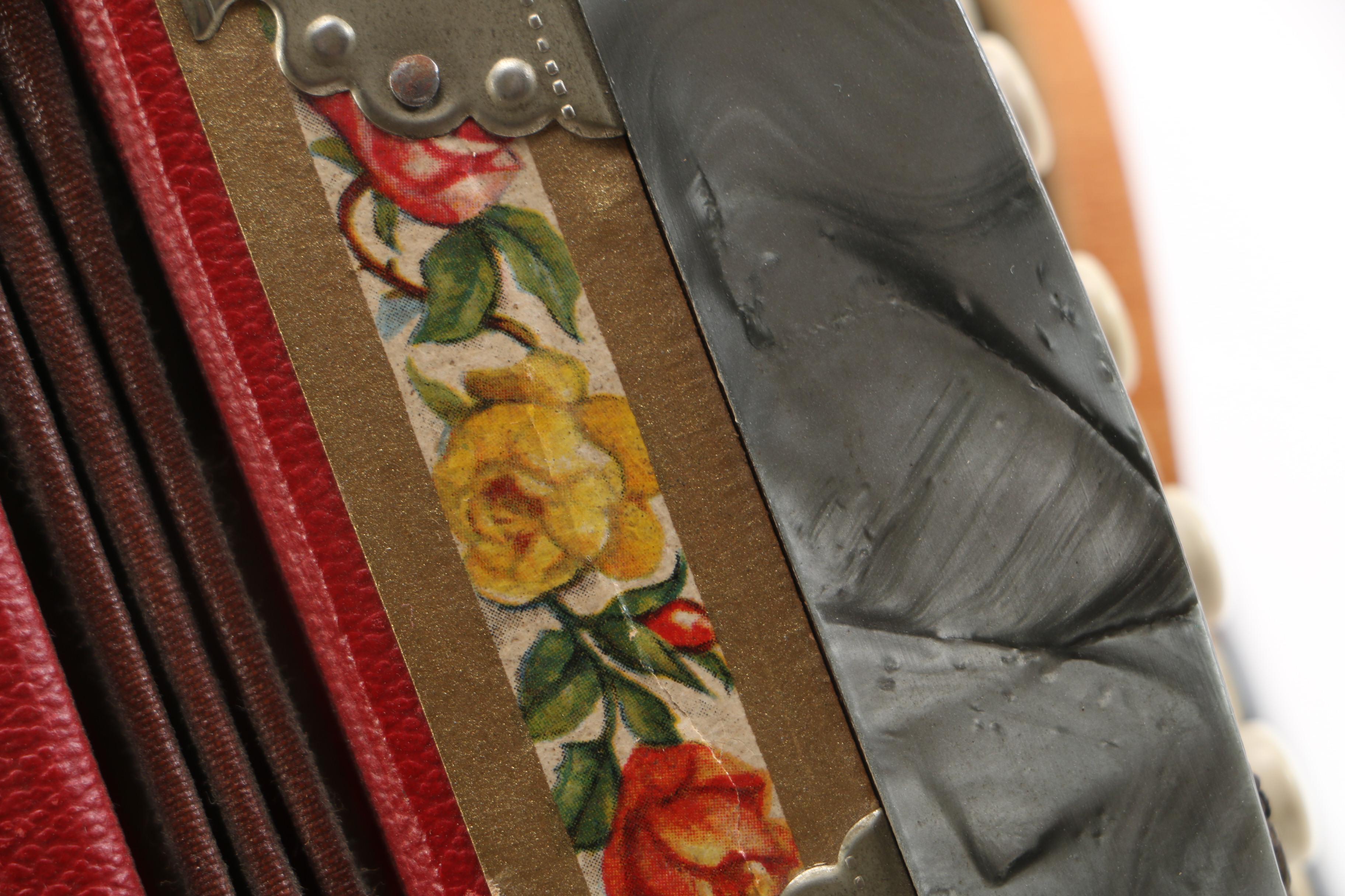 Vintage Scholer Two-Row Concertina