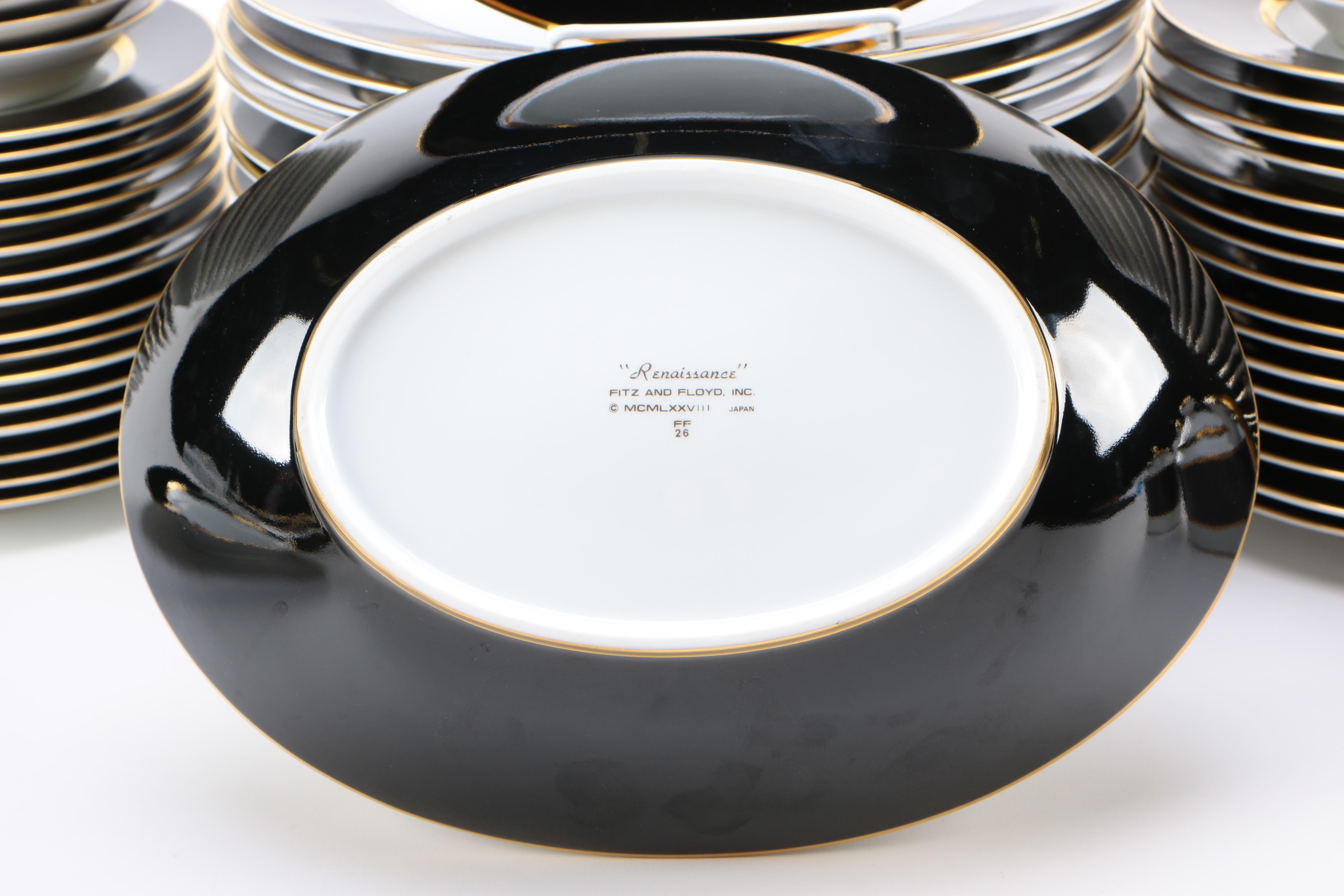 Fitz and Floyd "Renaissance" Dish Set