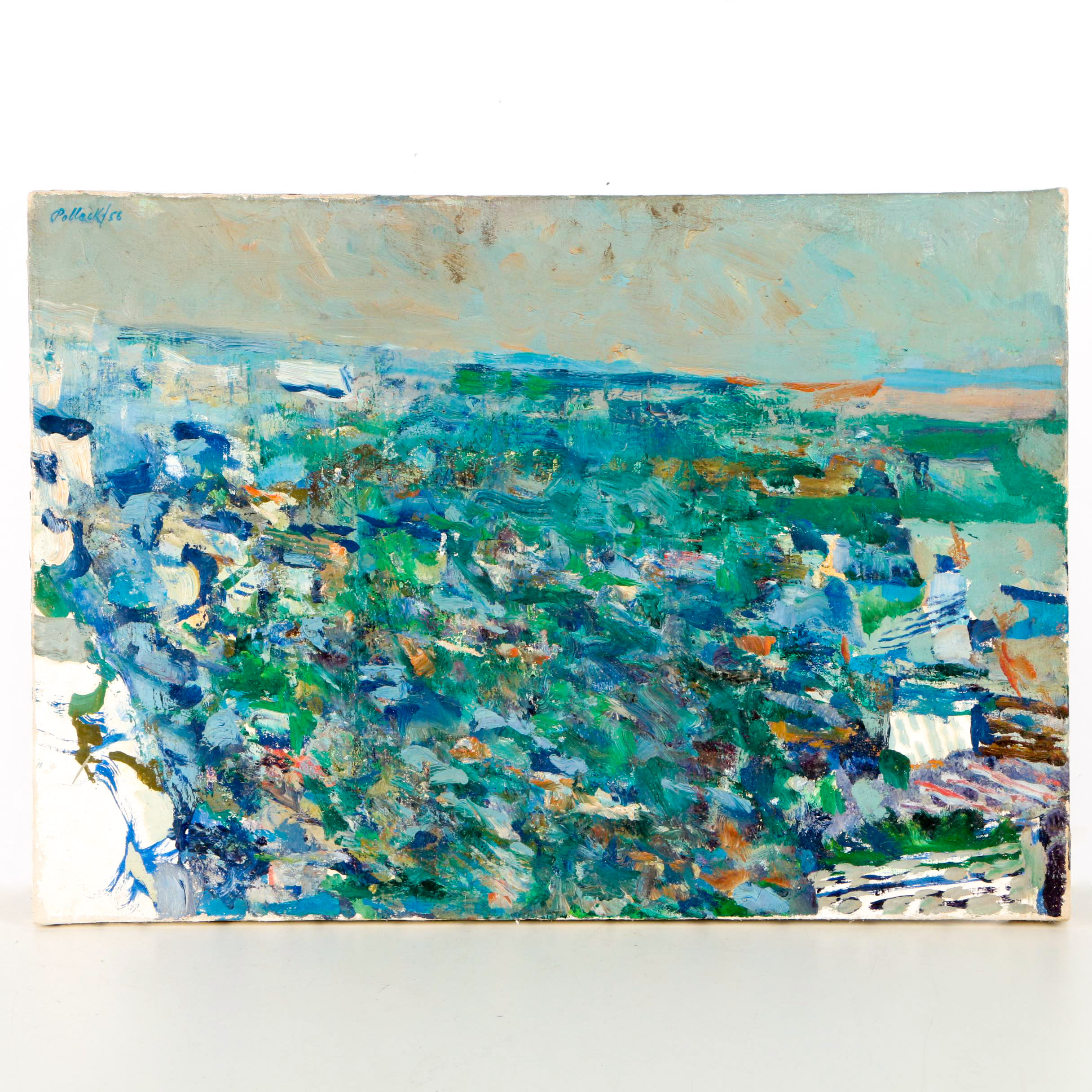 Reginald Murray Pollack Abstract Oil Painting on Canvas