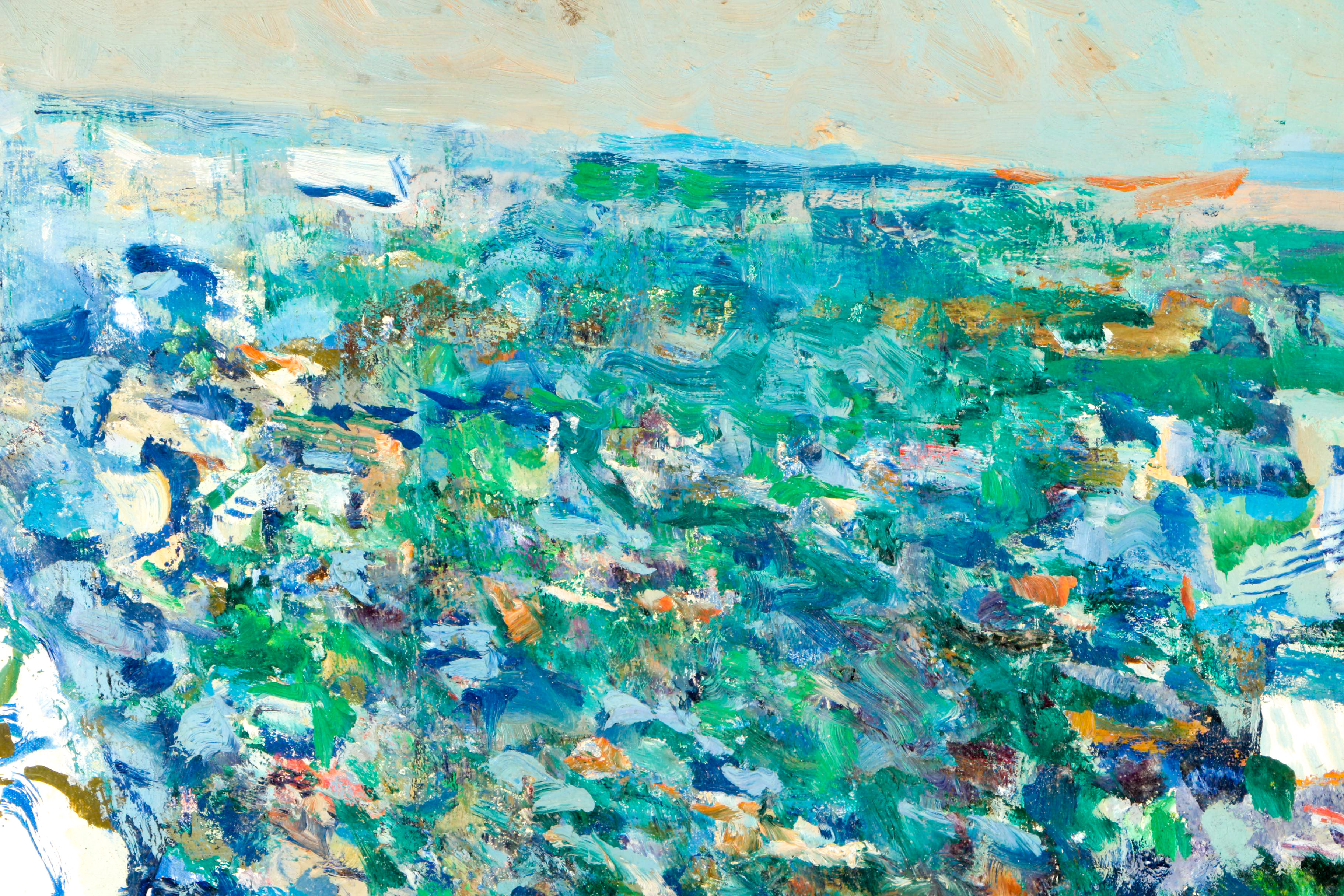 Reginald Murray Pollack Abstract Oil Painting on Canvas