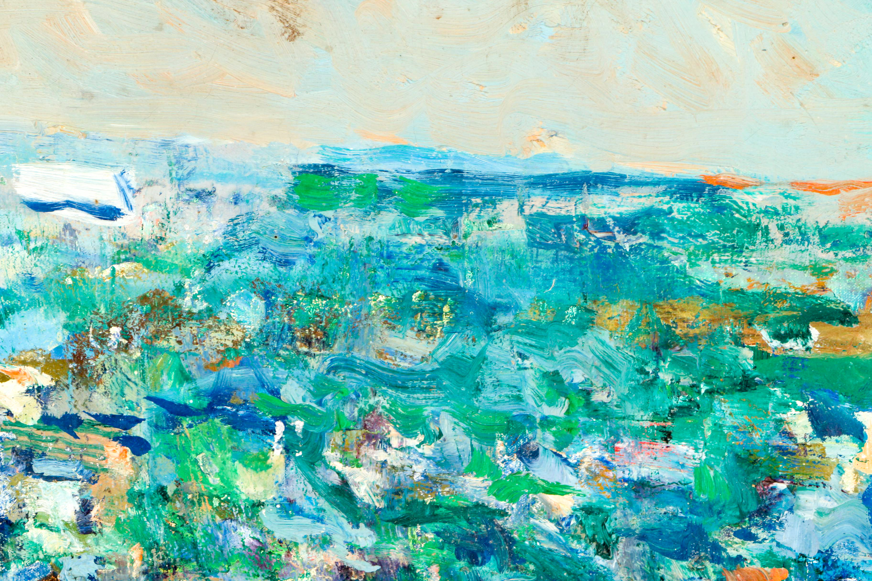 Reginald Murray Pollack Abstract Oil Painting on Canvas