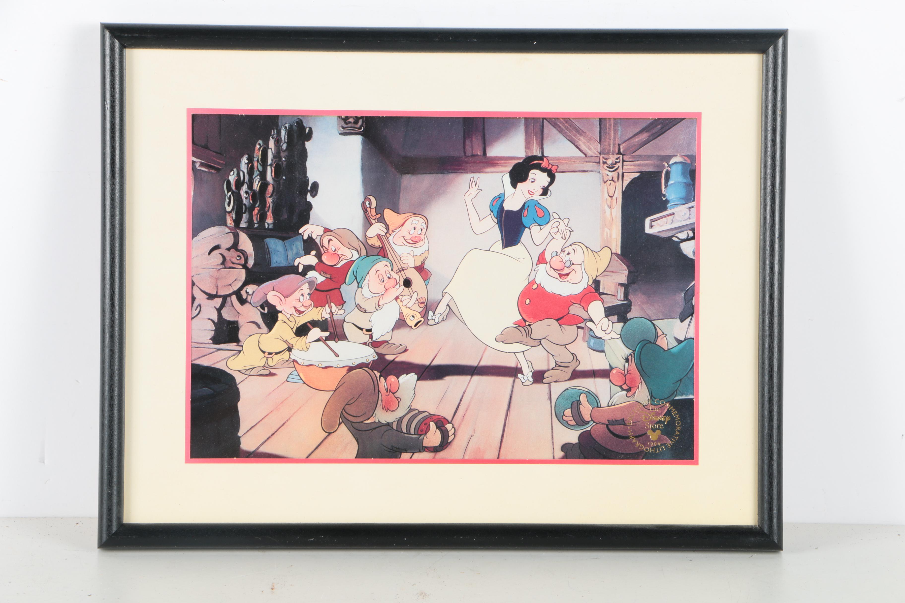 Disney Theme Offset Lithographs Featuring "Pooh's Grand Adventure"