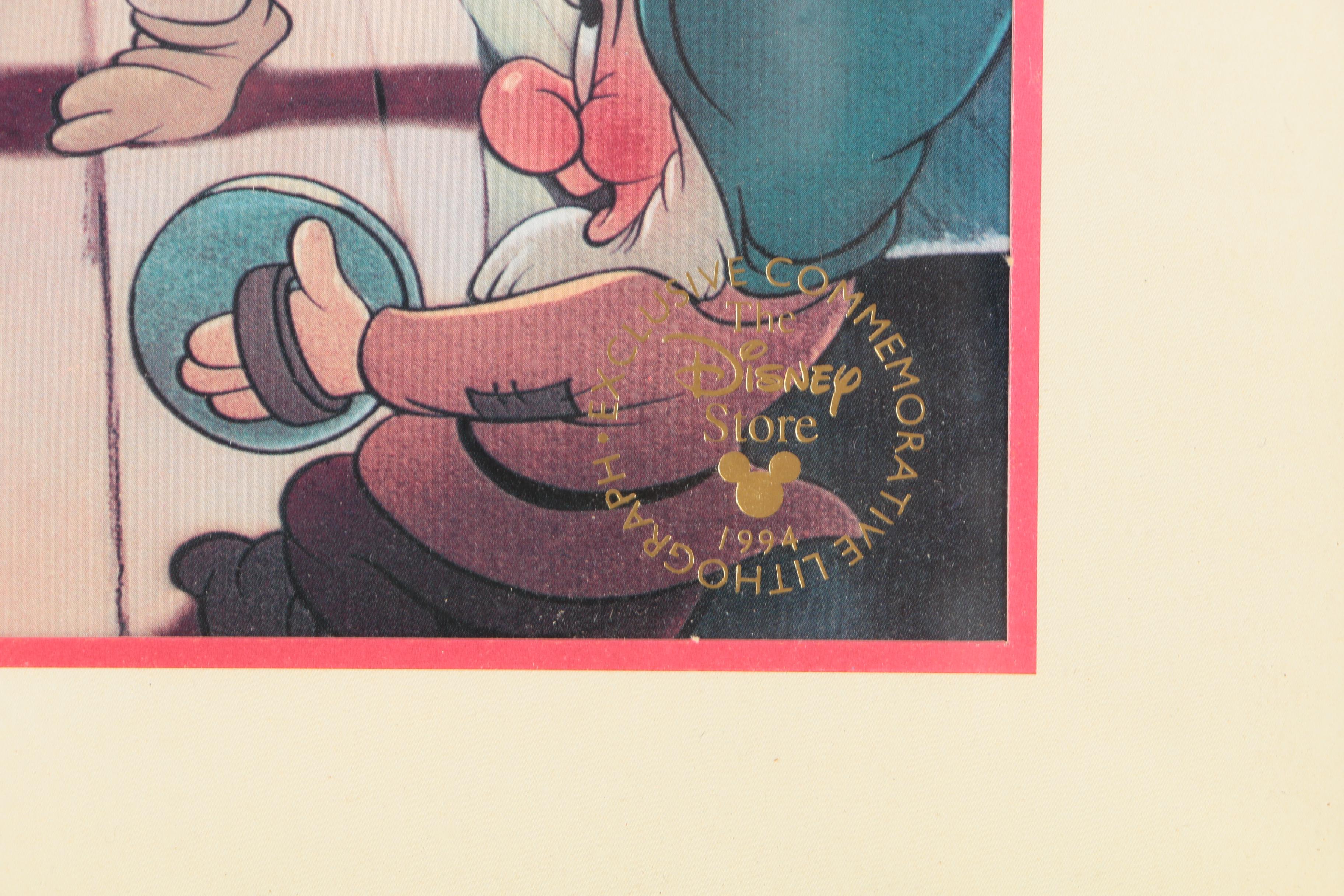 Disney Theme Offset Lithographs Featuring "Pooh's Grand Adventure"