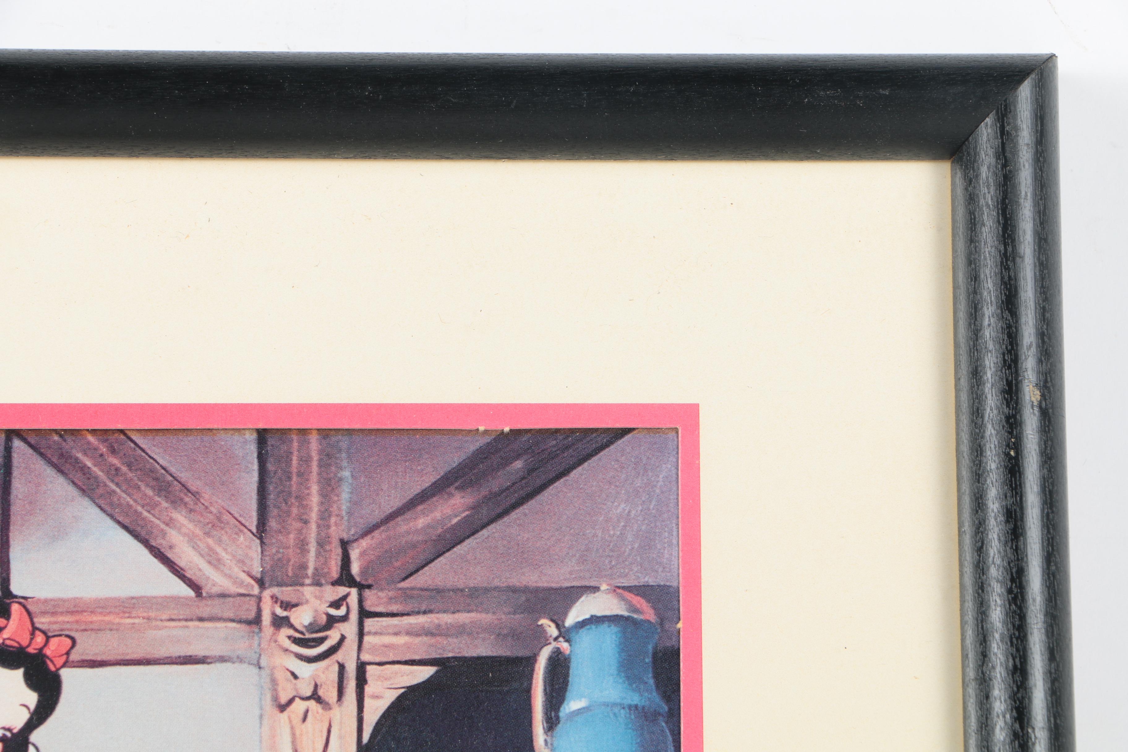 Disney Theme Offset Lithographs Featuring "Pooh's Grand Adventure"