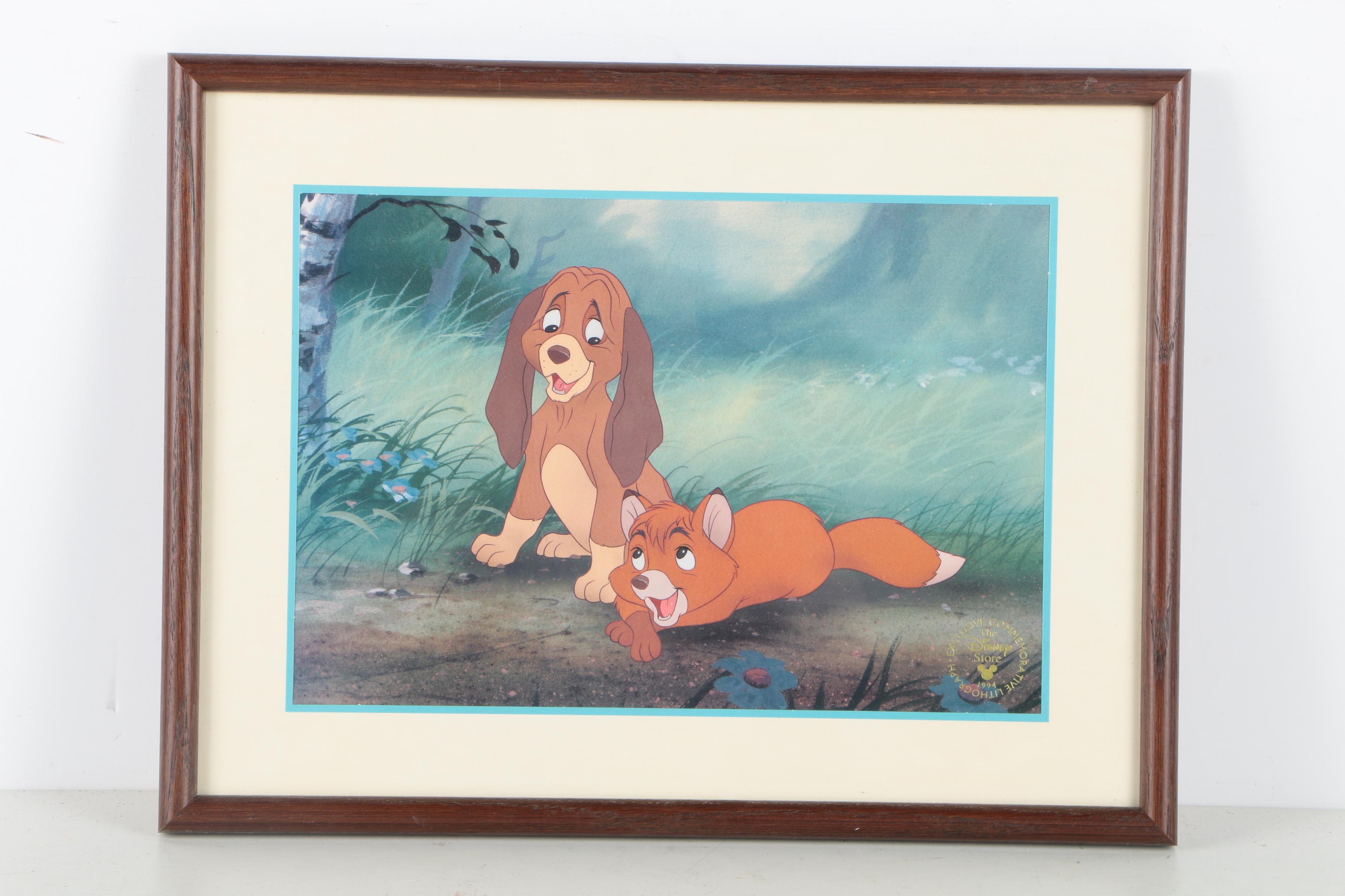 Disney Theme Offset Lithographs Featuring "Pooh's Grand Adventure"