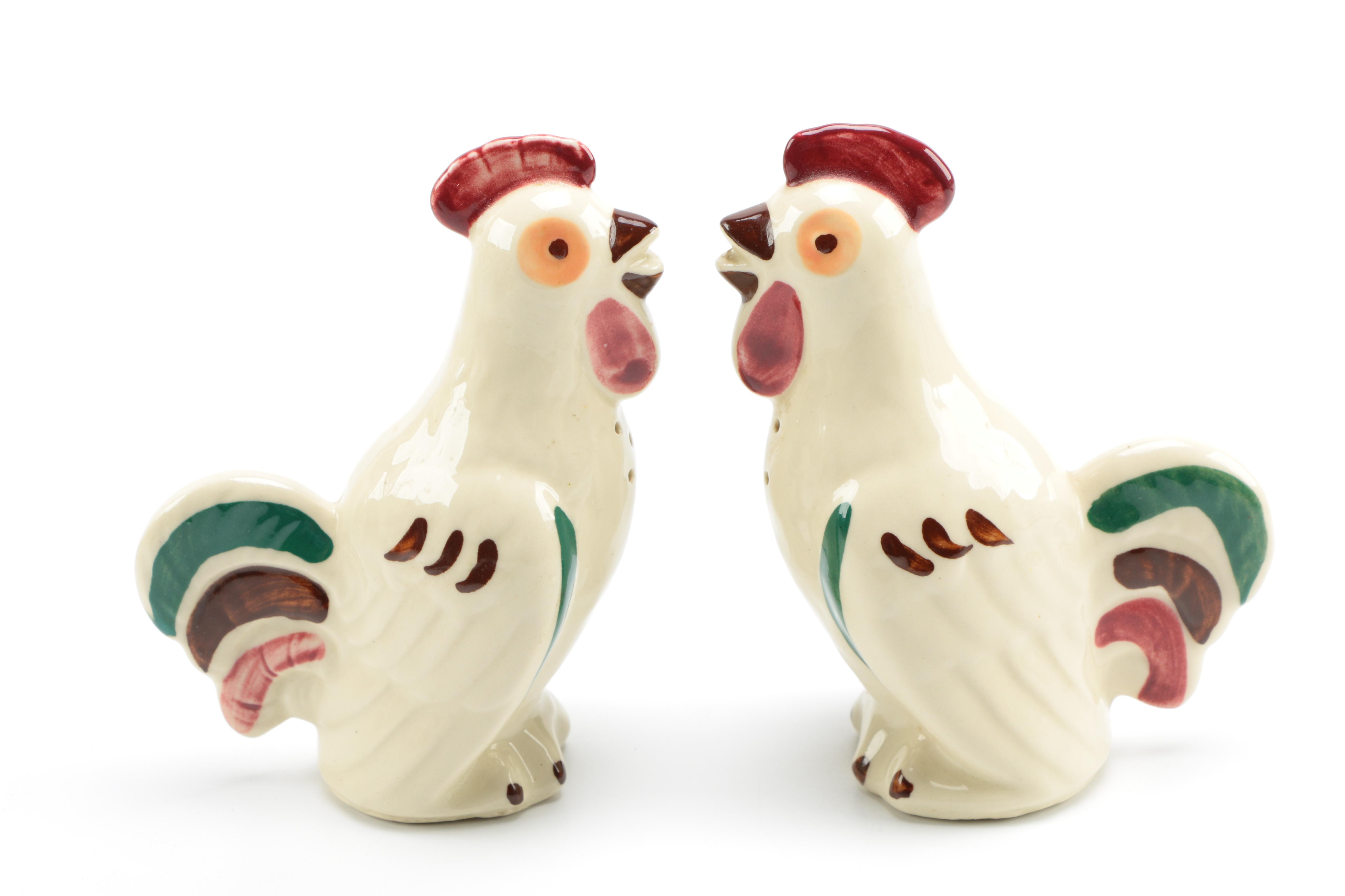 Vintage Shawnee Patented "Chanticleer" Rooster Pottery