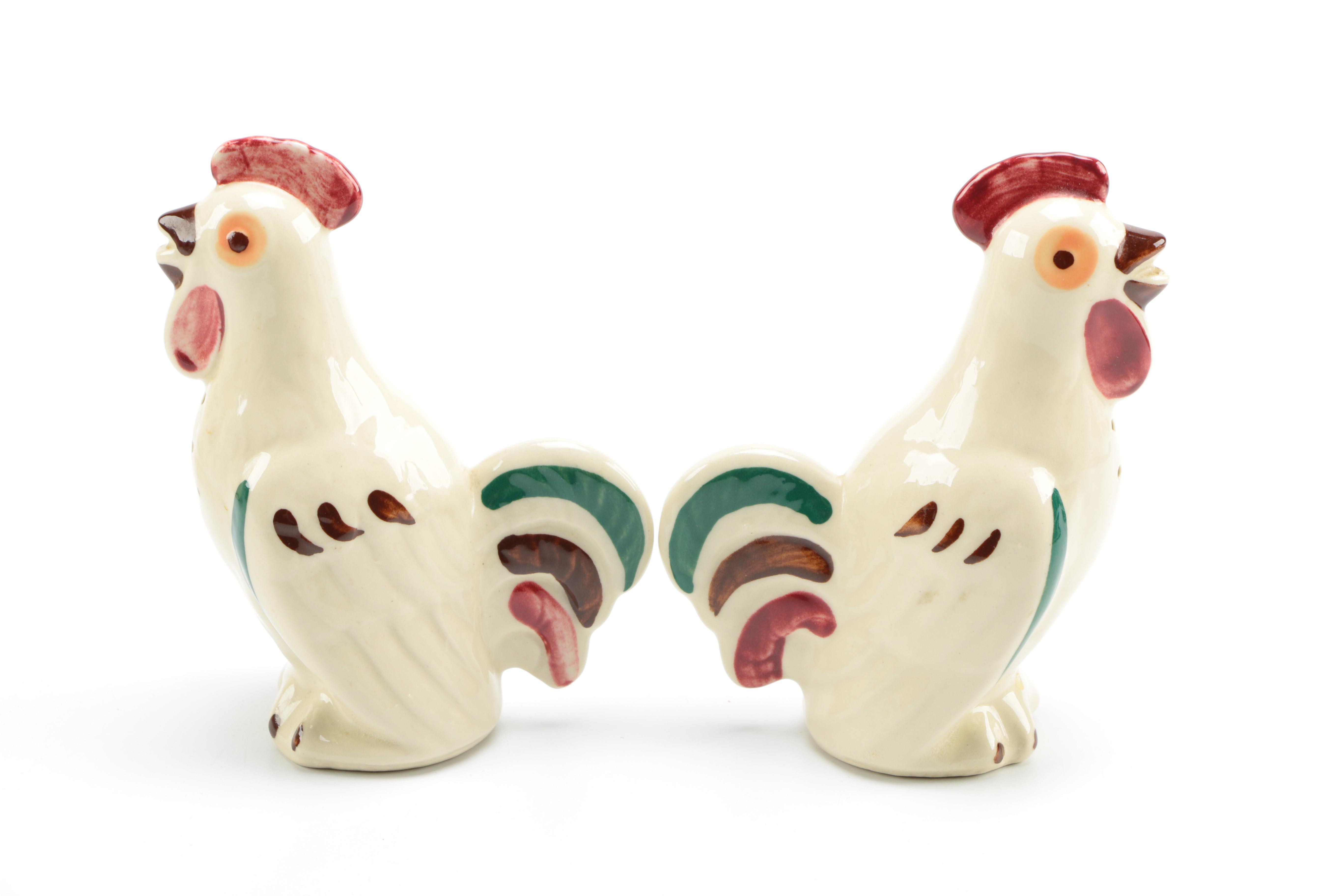 Vintage Shawnee Patented "Chanticleer" Rooster Pottery
