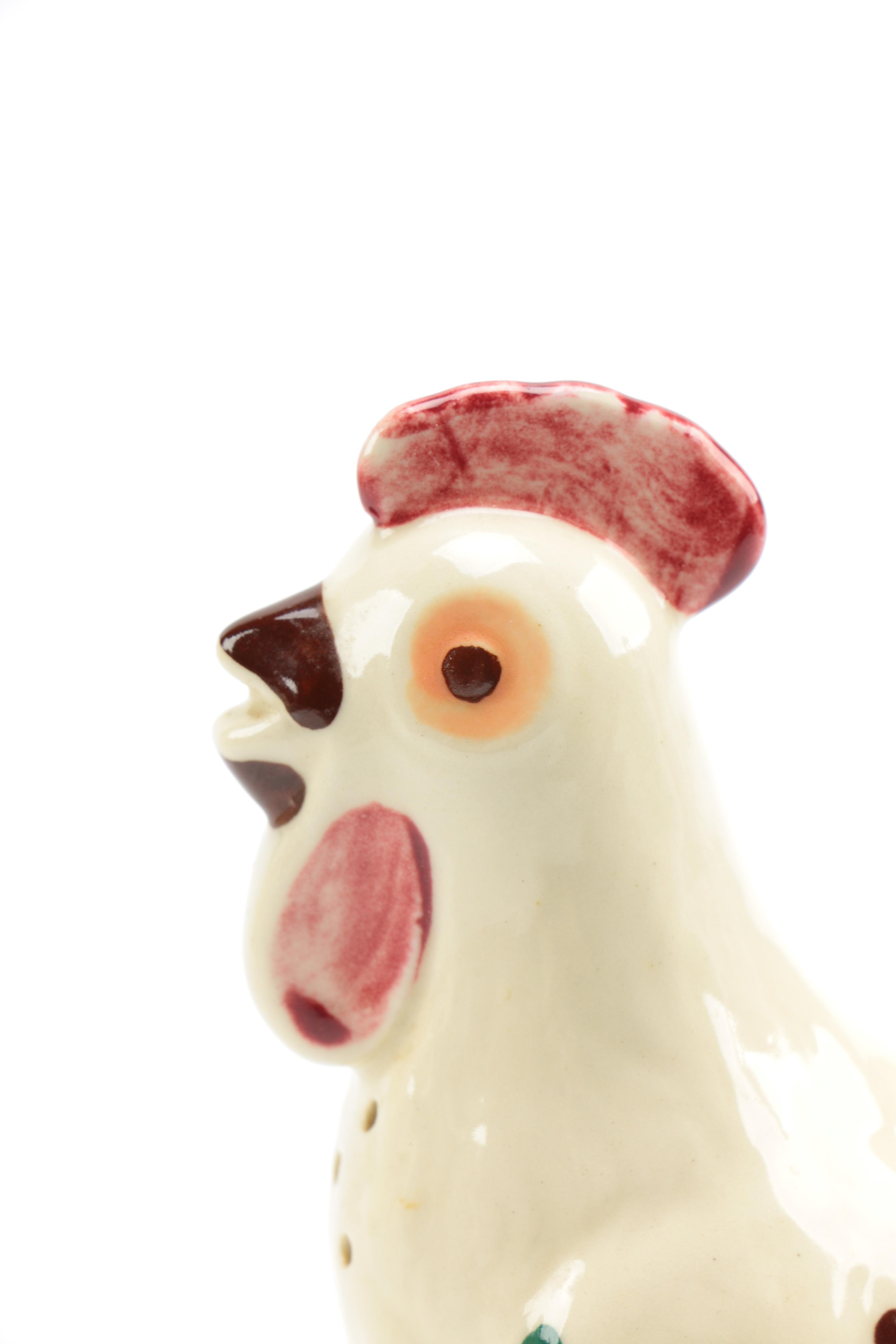 Vintage Shawnee Patented "Chanticleer" Rooster Pottery