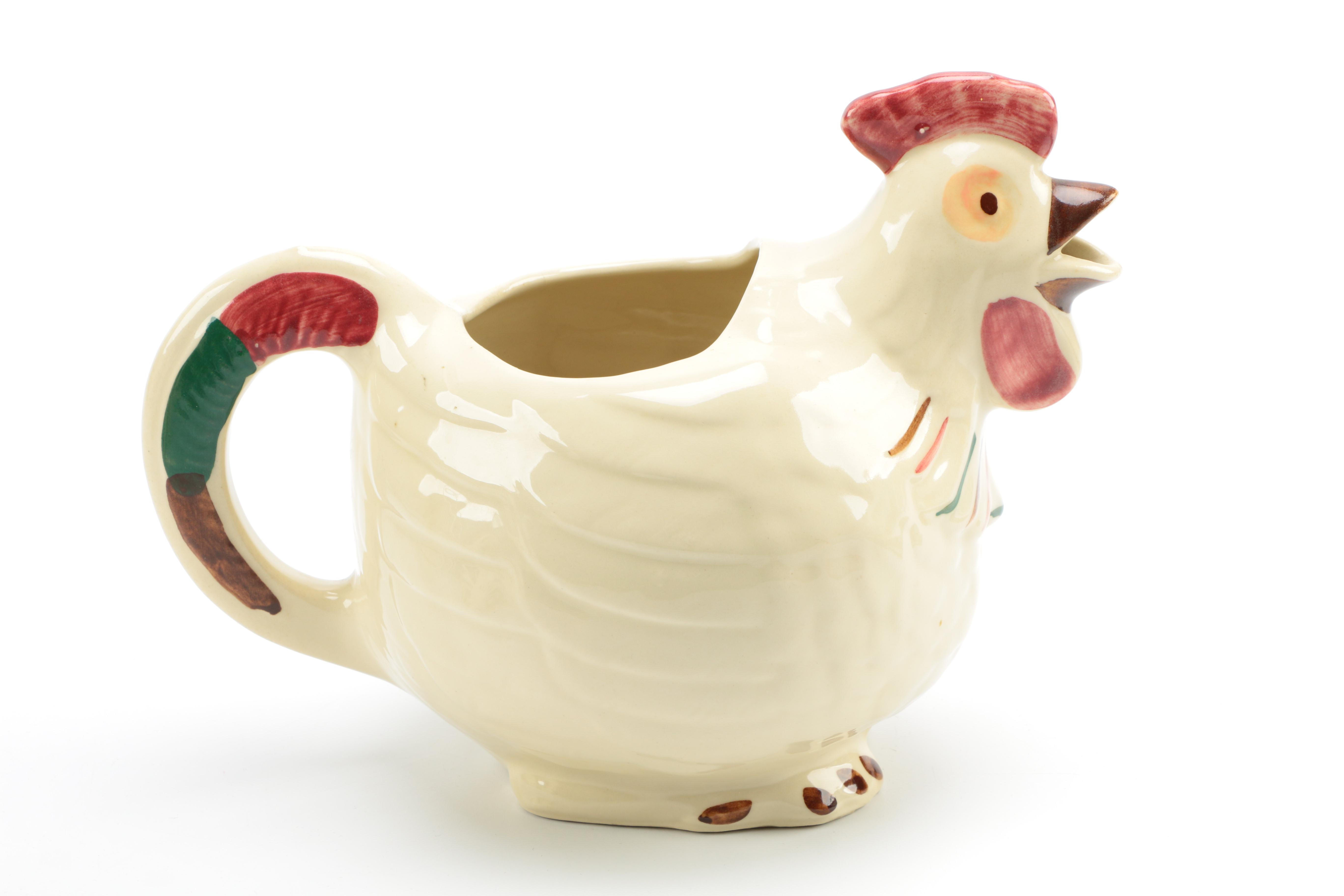 Vintage Shawnee Patented "Chanticleer" Rooster Pottery