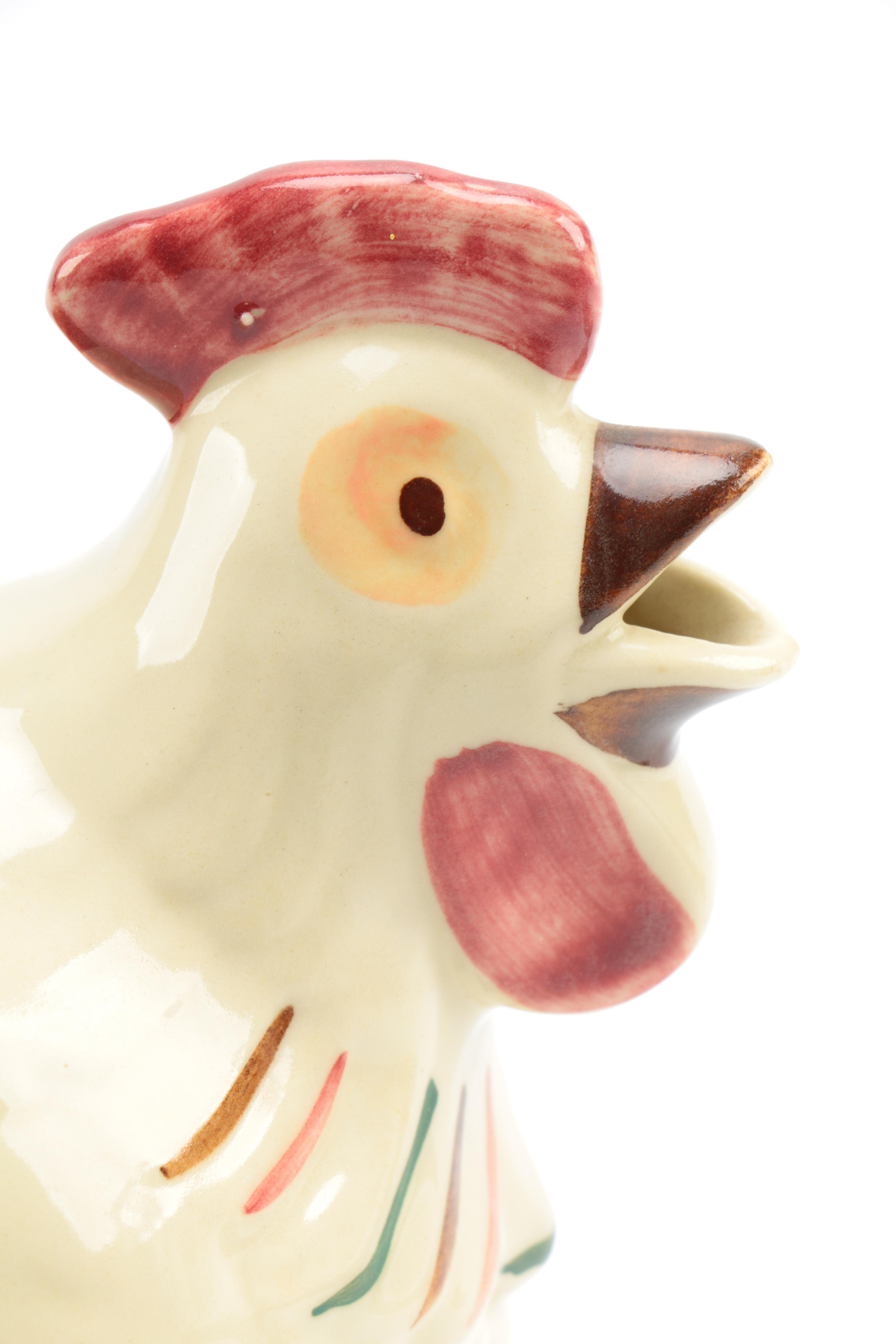 Vintage Shawnee Patented "Chanticleer" Rooster Pottery
