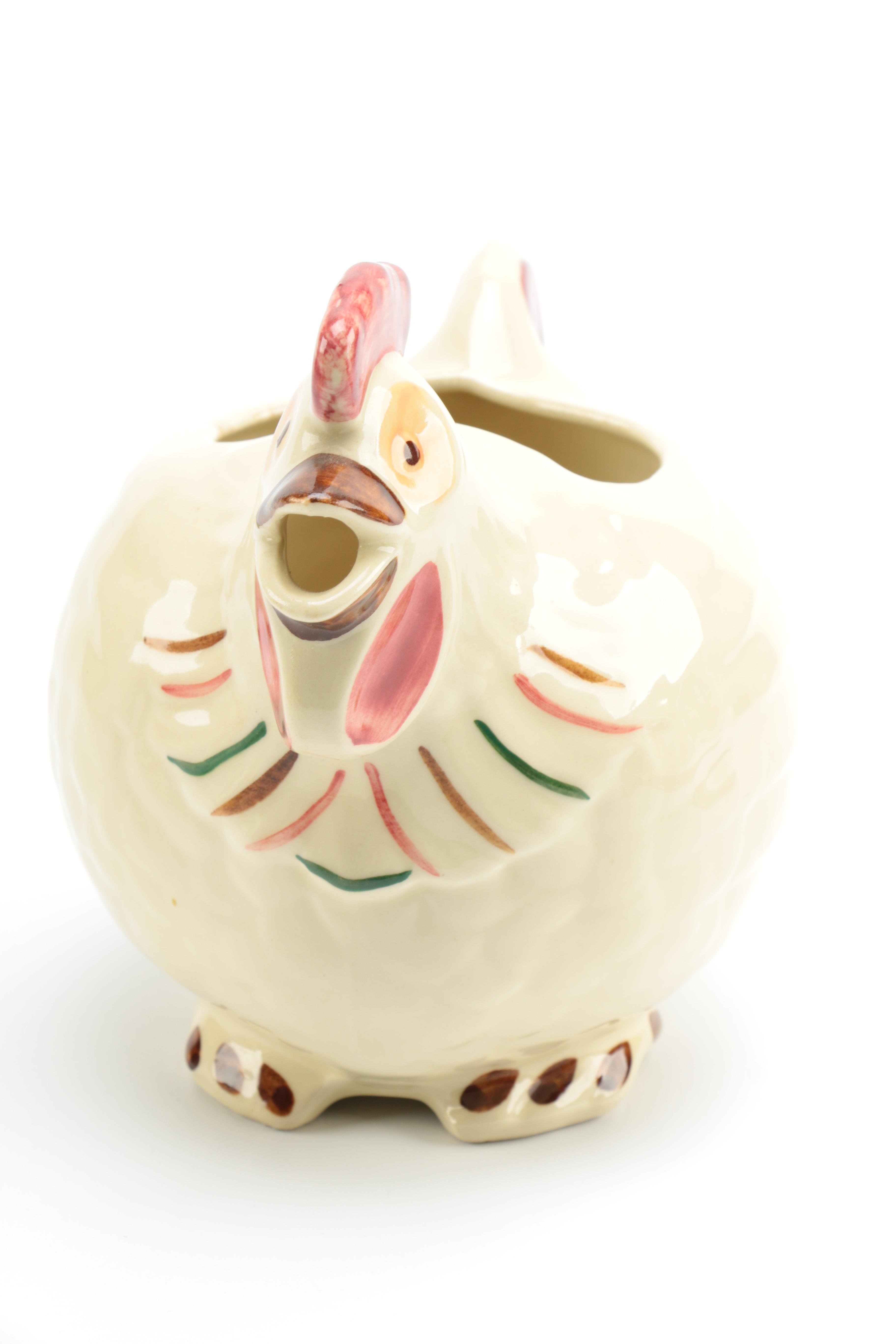 Vintage Shawnee Patented "Chanticleer" Rooster Pottery