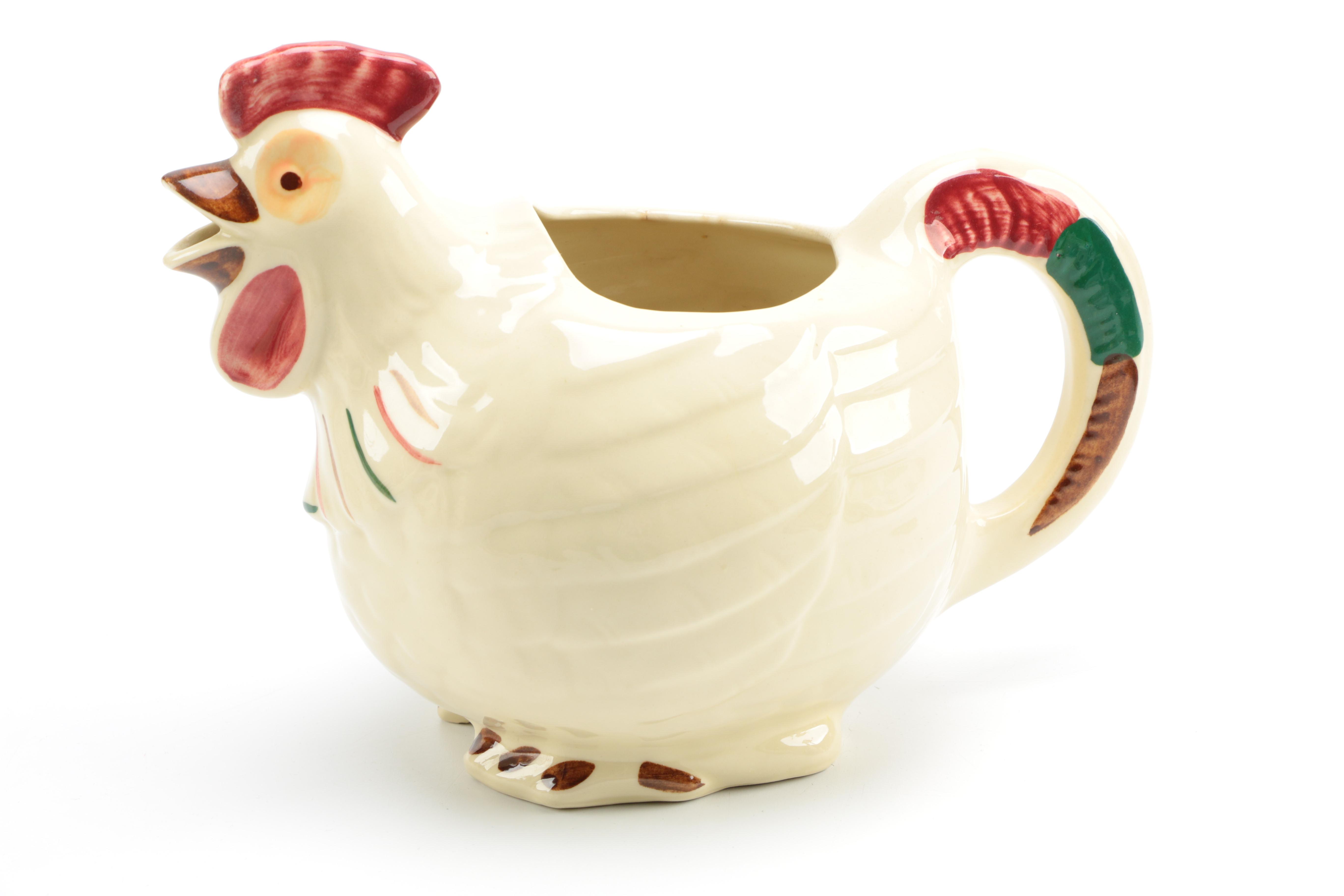 Vintage Shawnee Patented "Chanticleer" Rooster Pottery