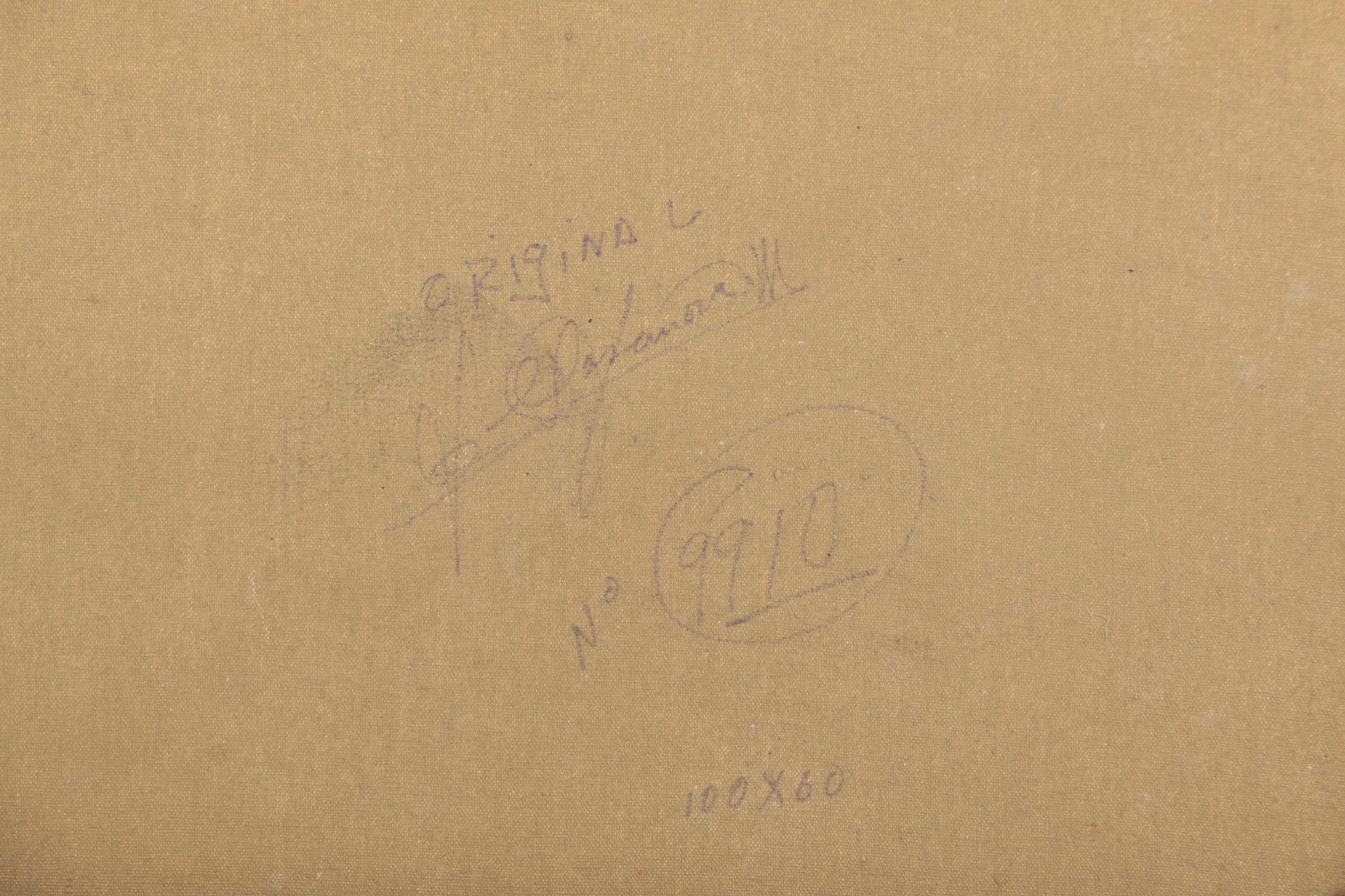 F. Casanova Oil Painting on Canvas "Zapatistas"