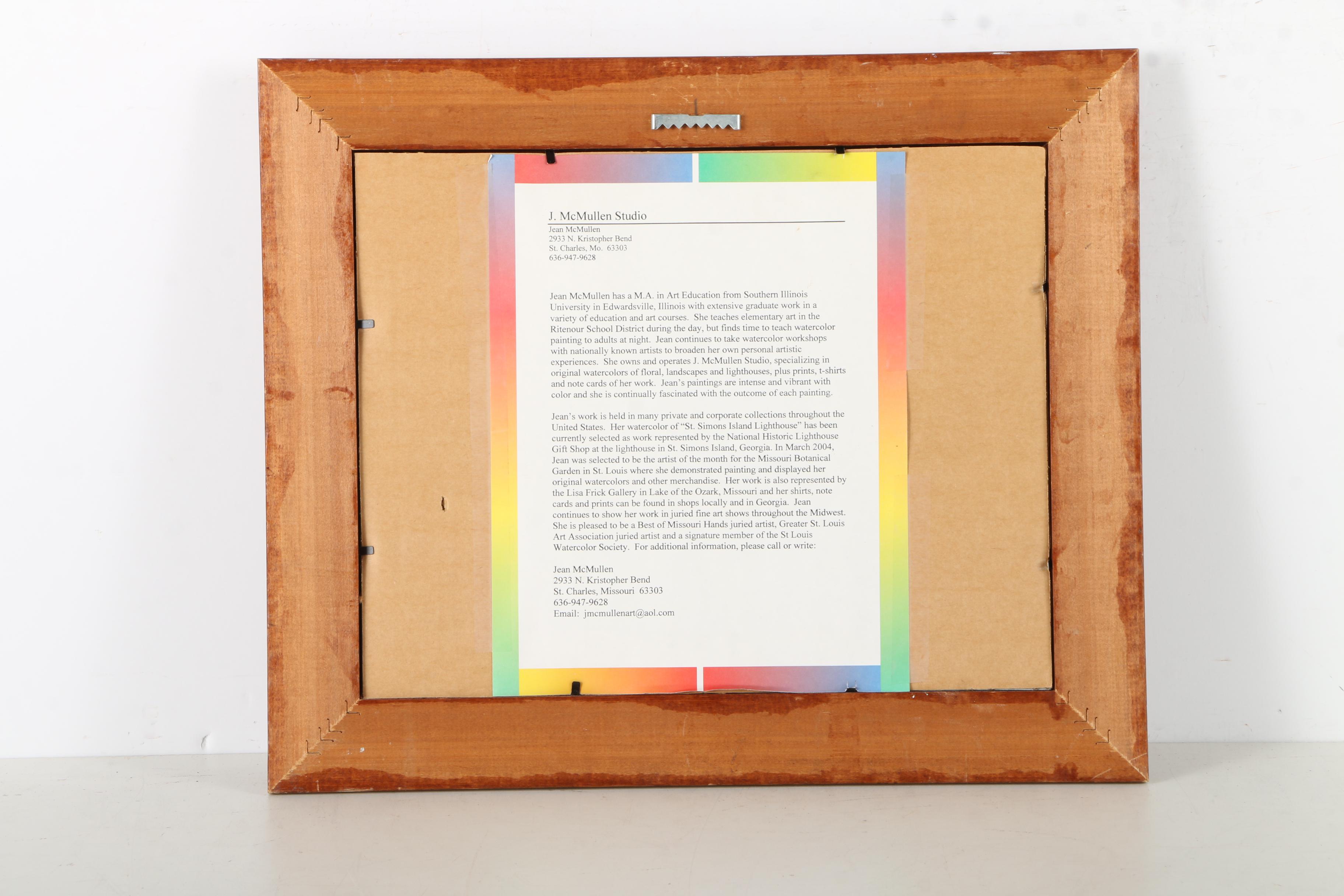 Jean McMullen Limited Edition Lithograph "Big Sable Lighthouse, Ludington"