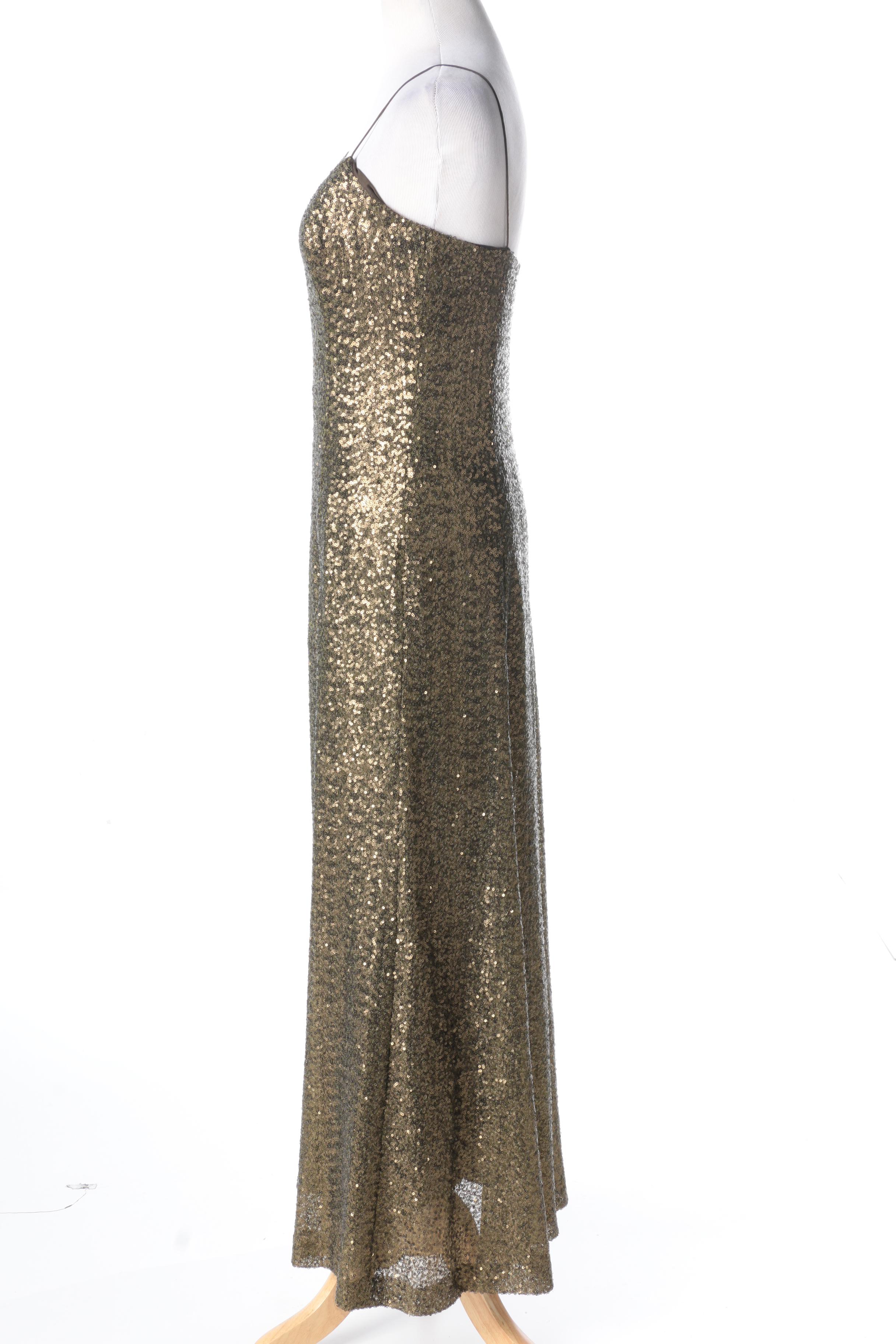 Metallic Dress by Lauren Ralph Lauren Evening