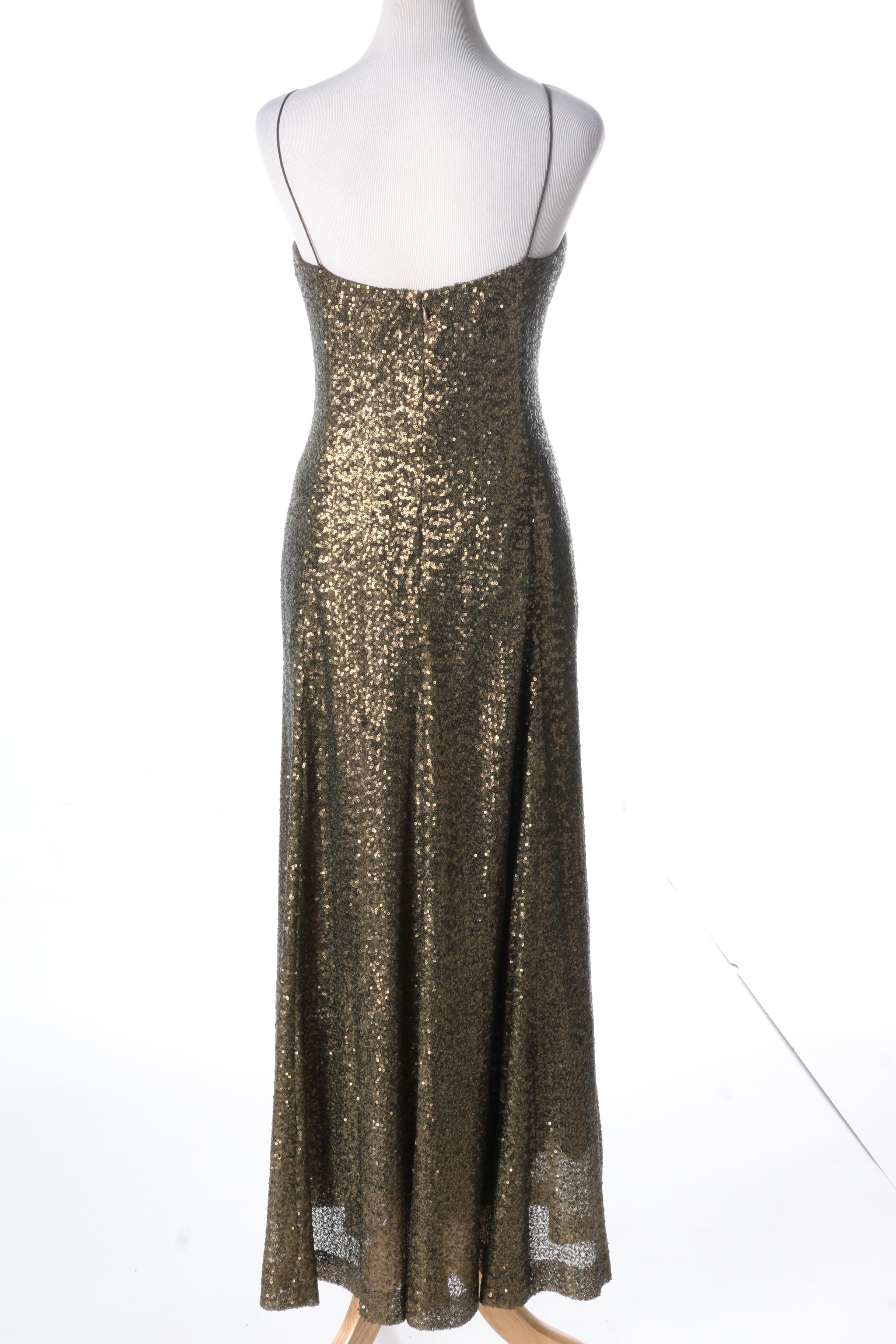 Metallic Dress by Lauren Ralph Lauren Evening