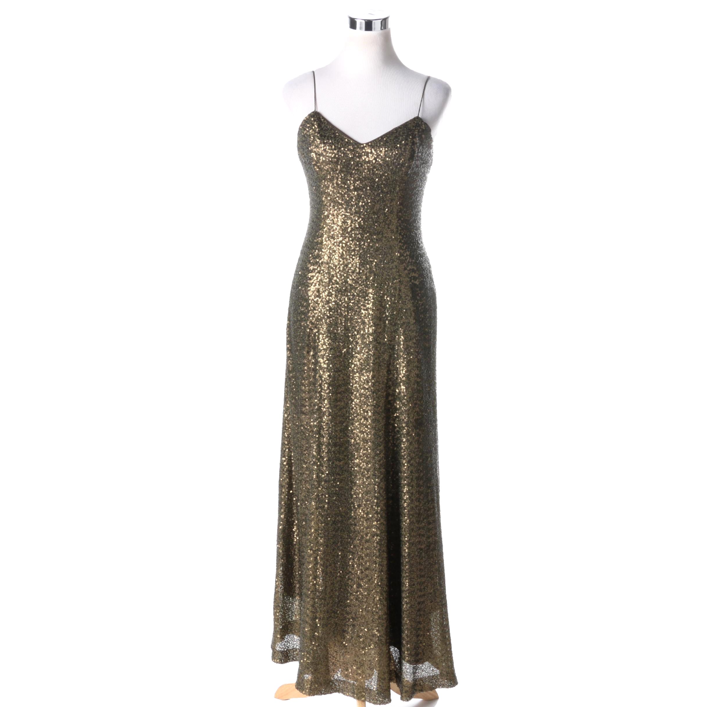 Metallic Dress by Lauren Ralph Lauren Evening