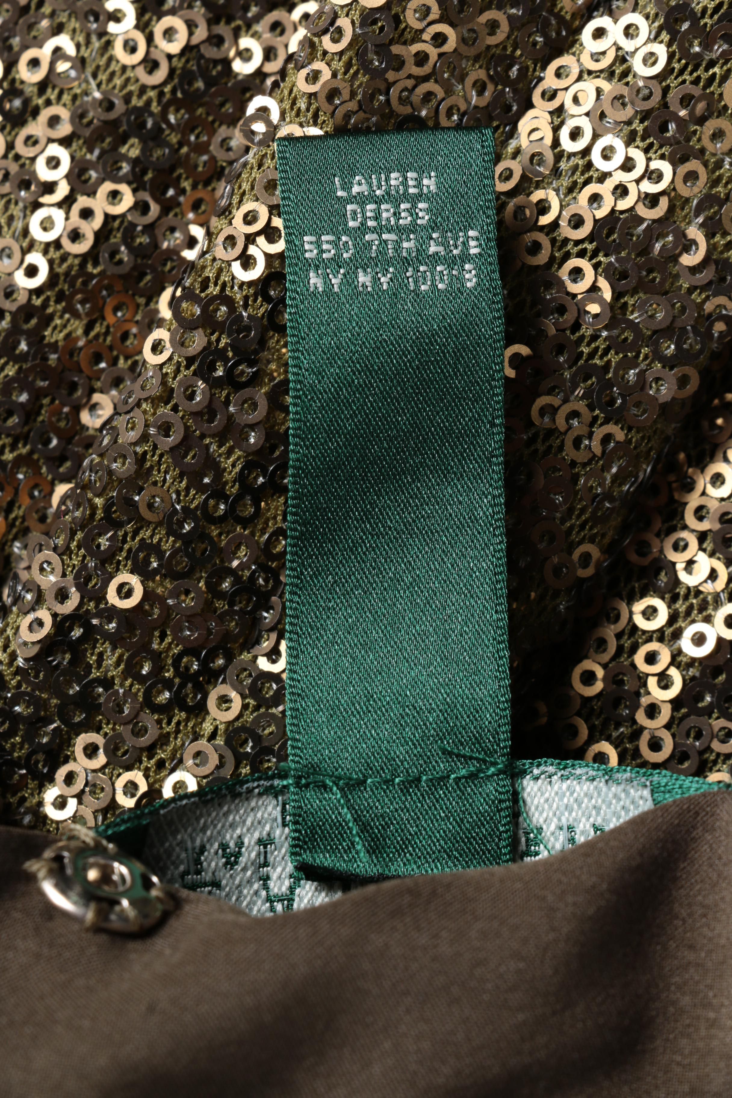 Metallic Dress by Lauren Ralph Lauren Evening