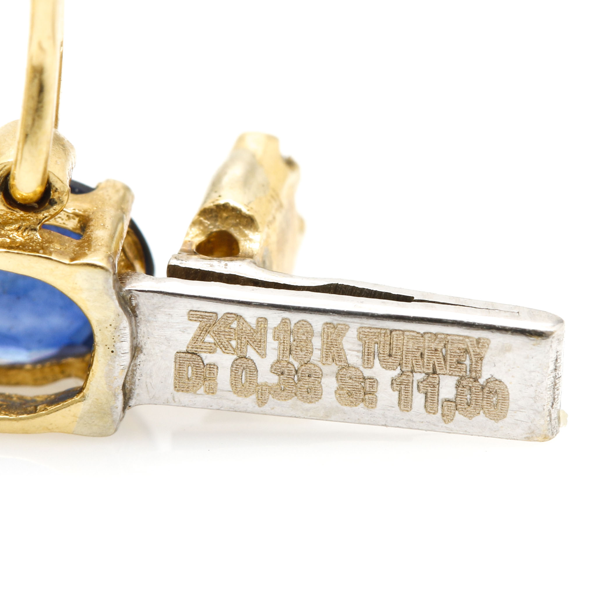 Zen Diamond 18K Yellow Gold 10.75 CTW Sapphire and Diamond Tennis Bracelet