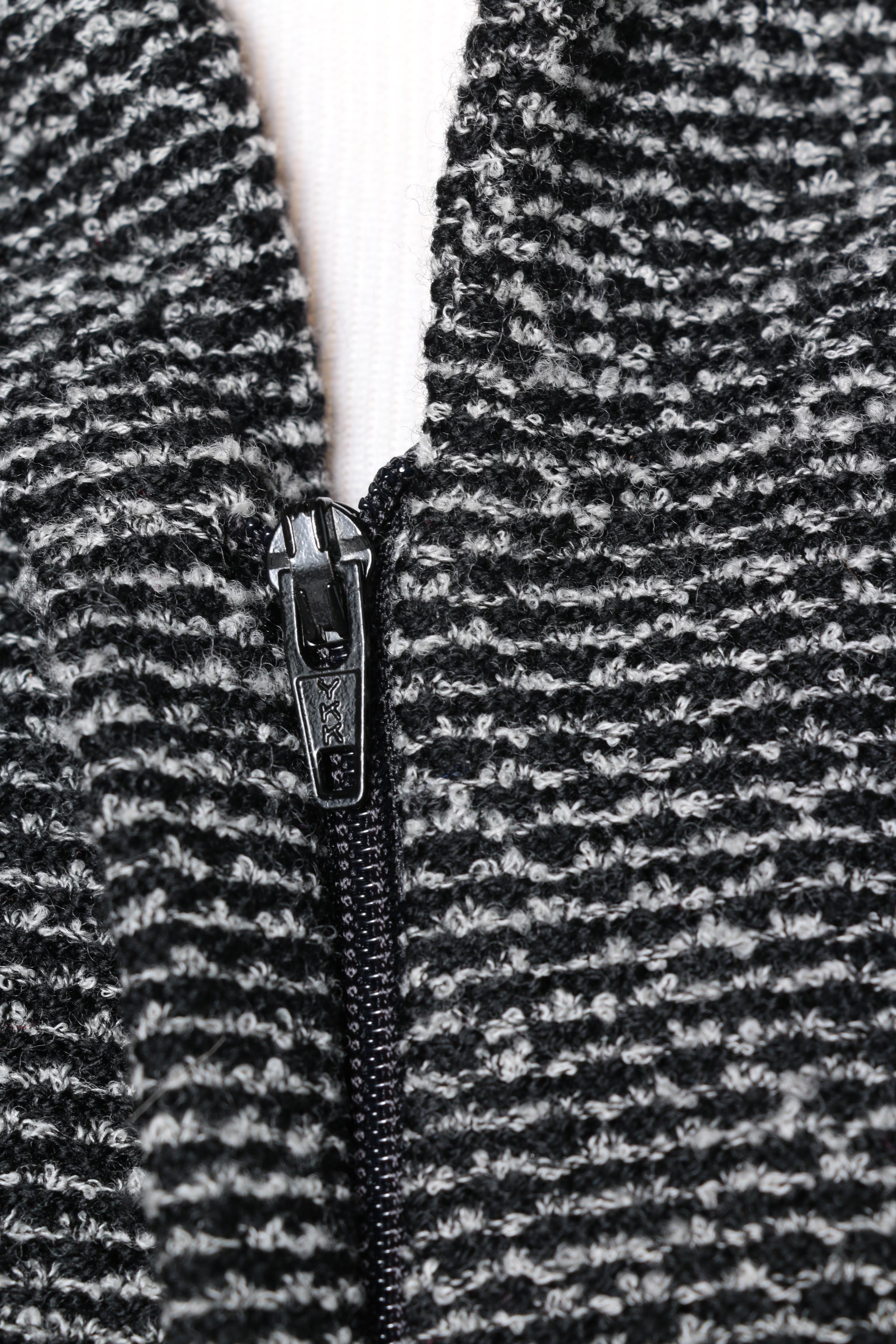 St. John Collection by Marie Gray Black and White Knit Jacket