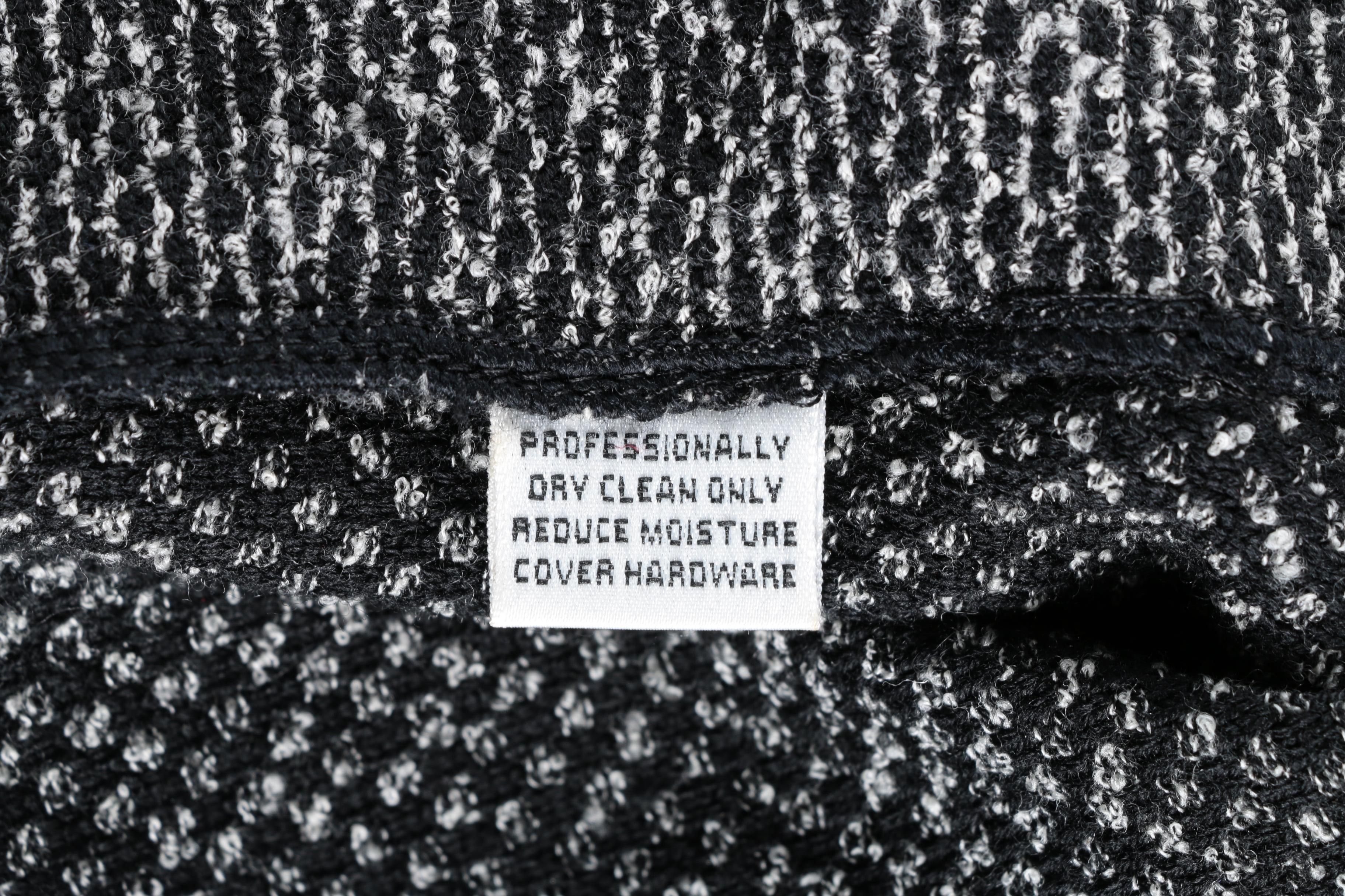 St. John Collection by Marie Gray Black and White Knit Jacket