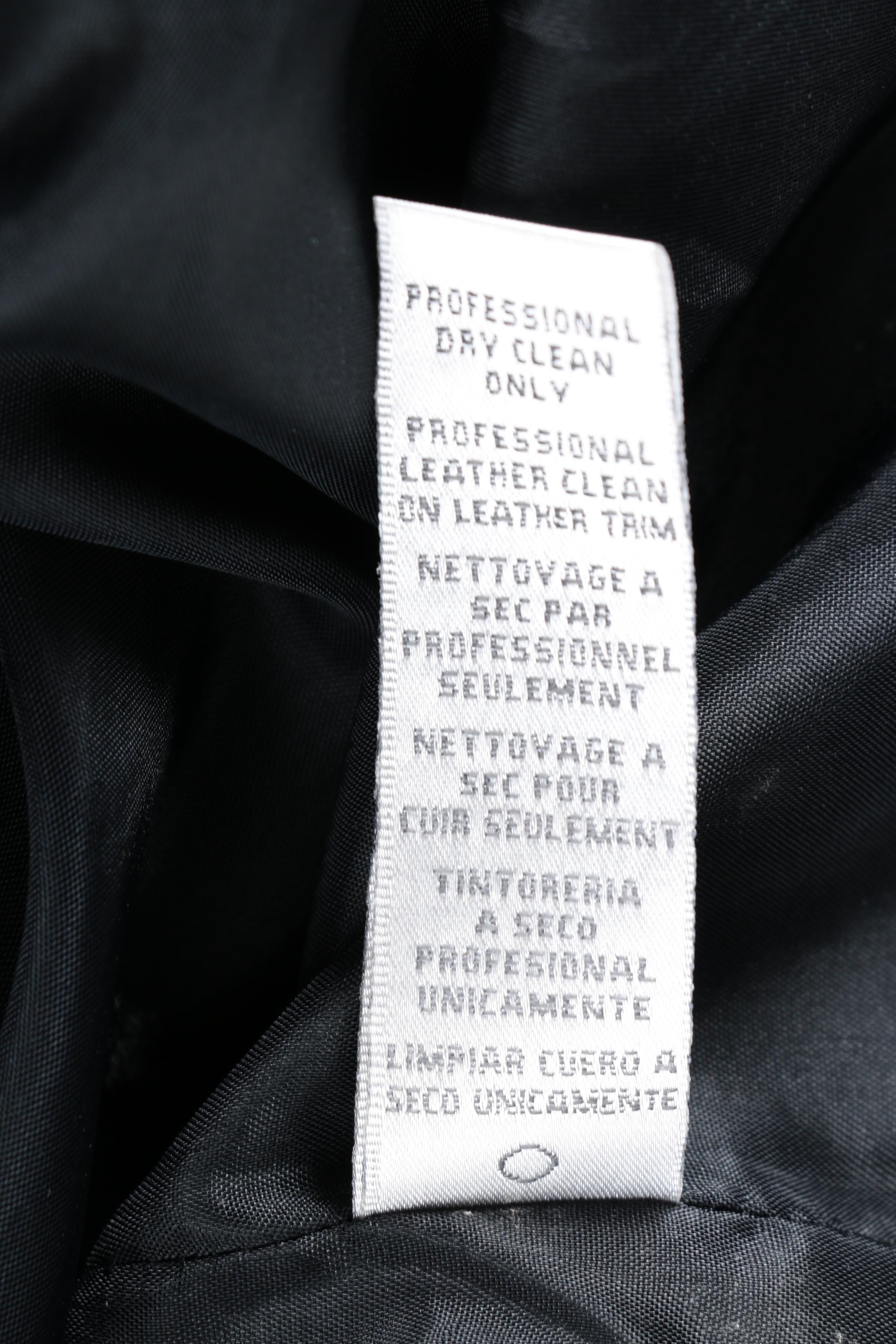 Badgley Mischka Cocktail Dress With Leather Embellishments