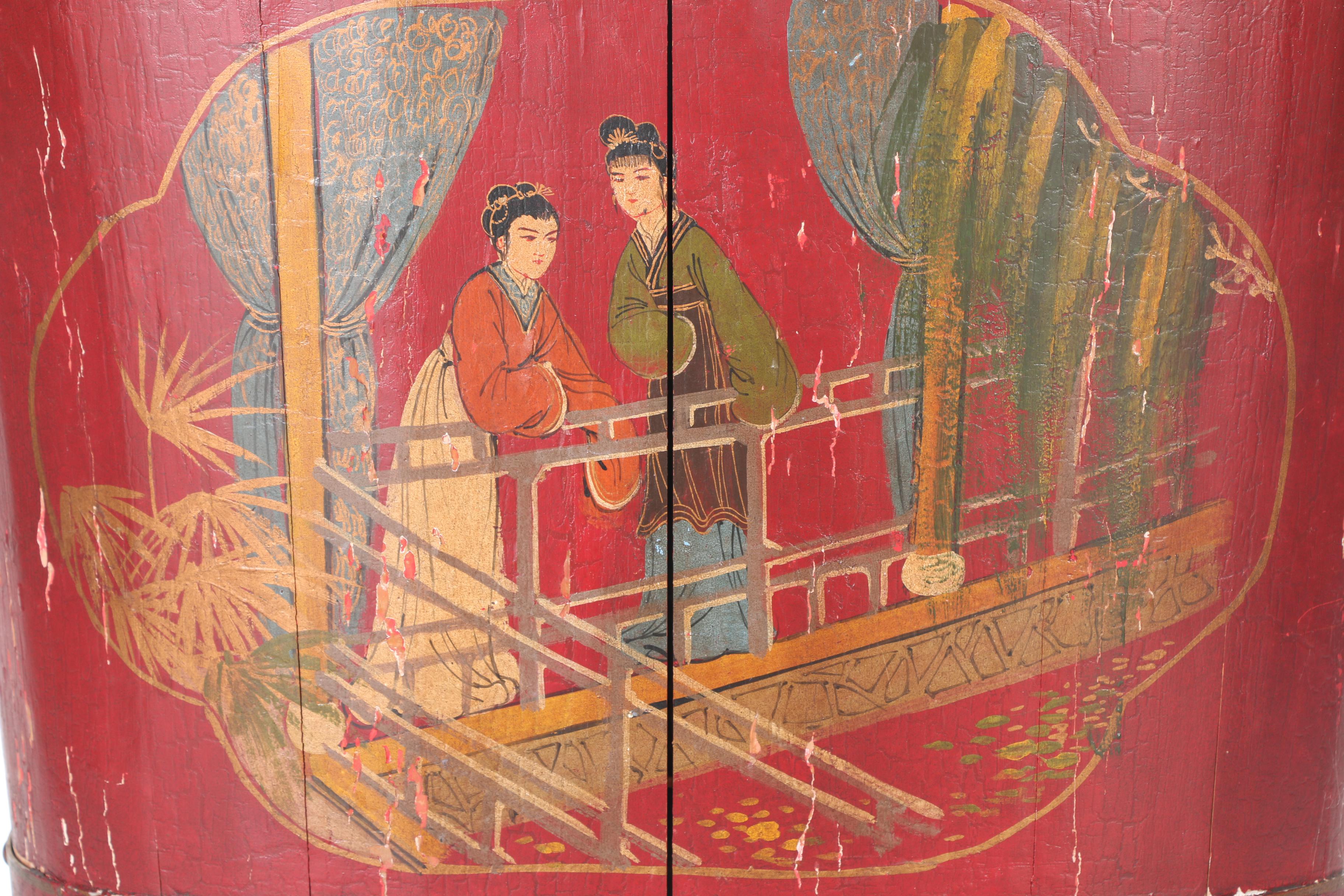 Chinese Inspired Hand Painted Box