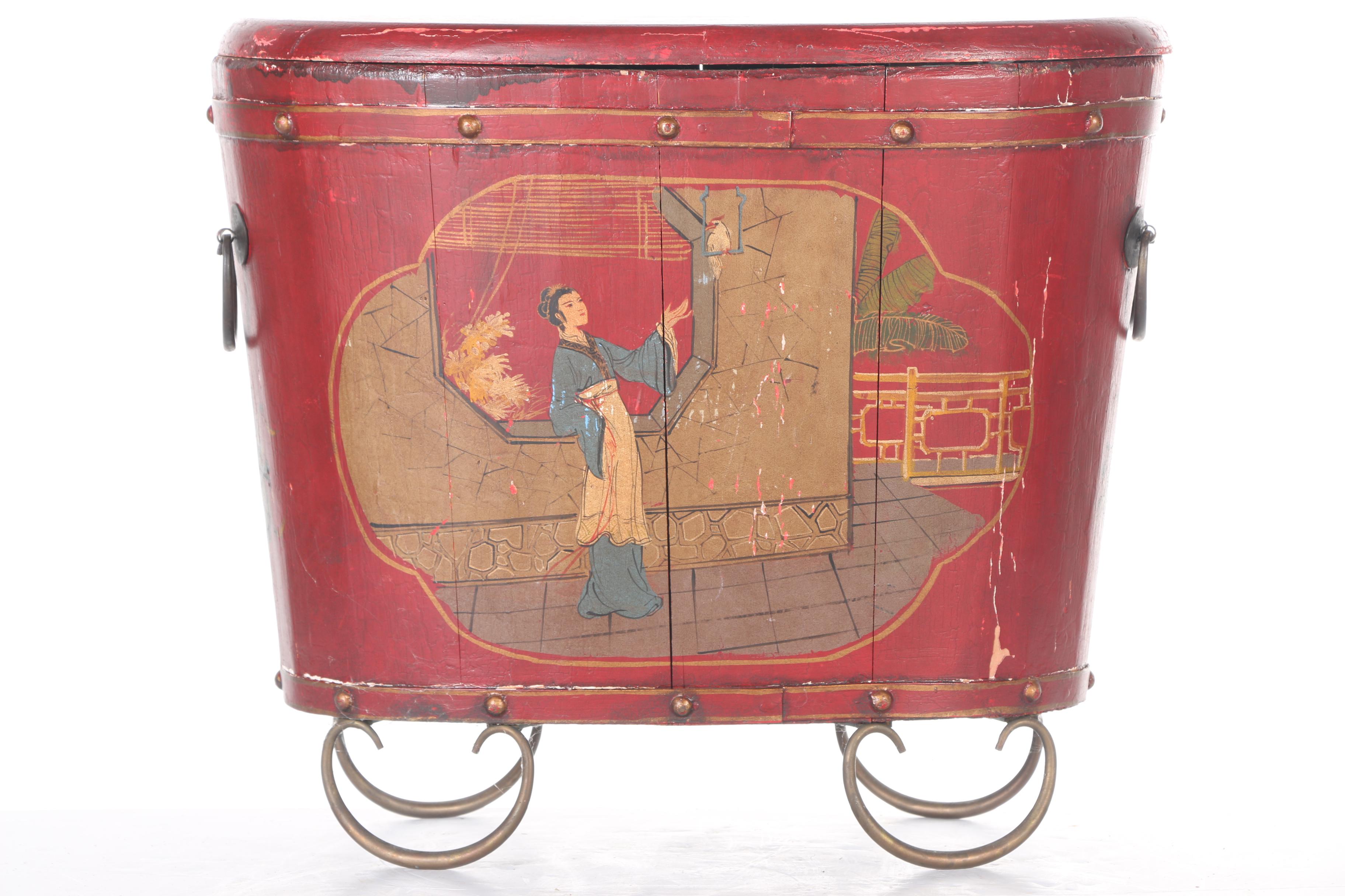 Chinese Inspired Hand Painted Box