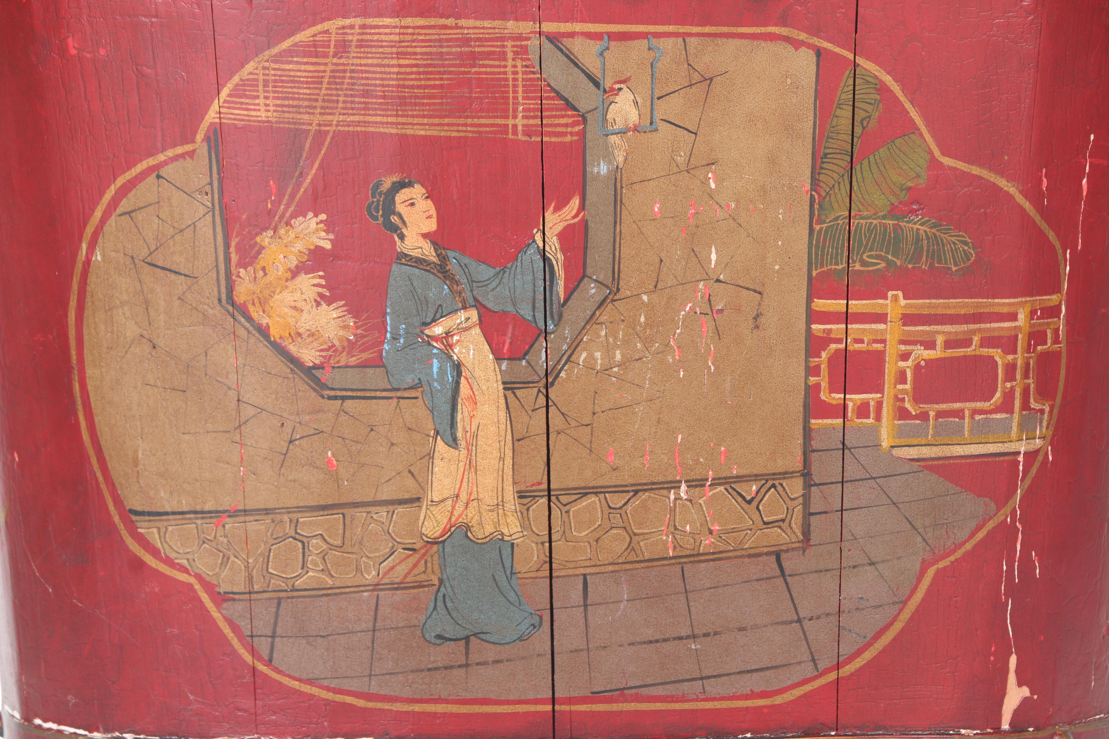 Chinese Inspired Hand Painted Box