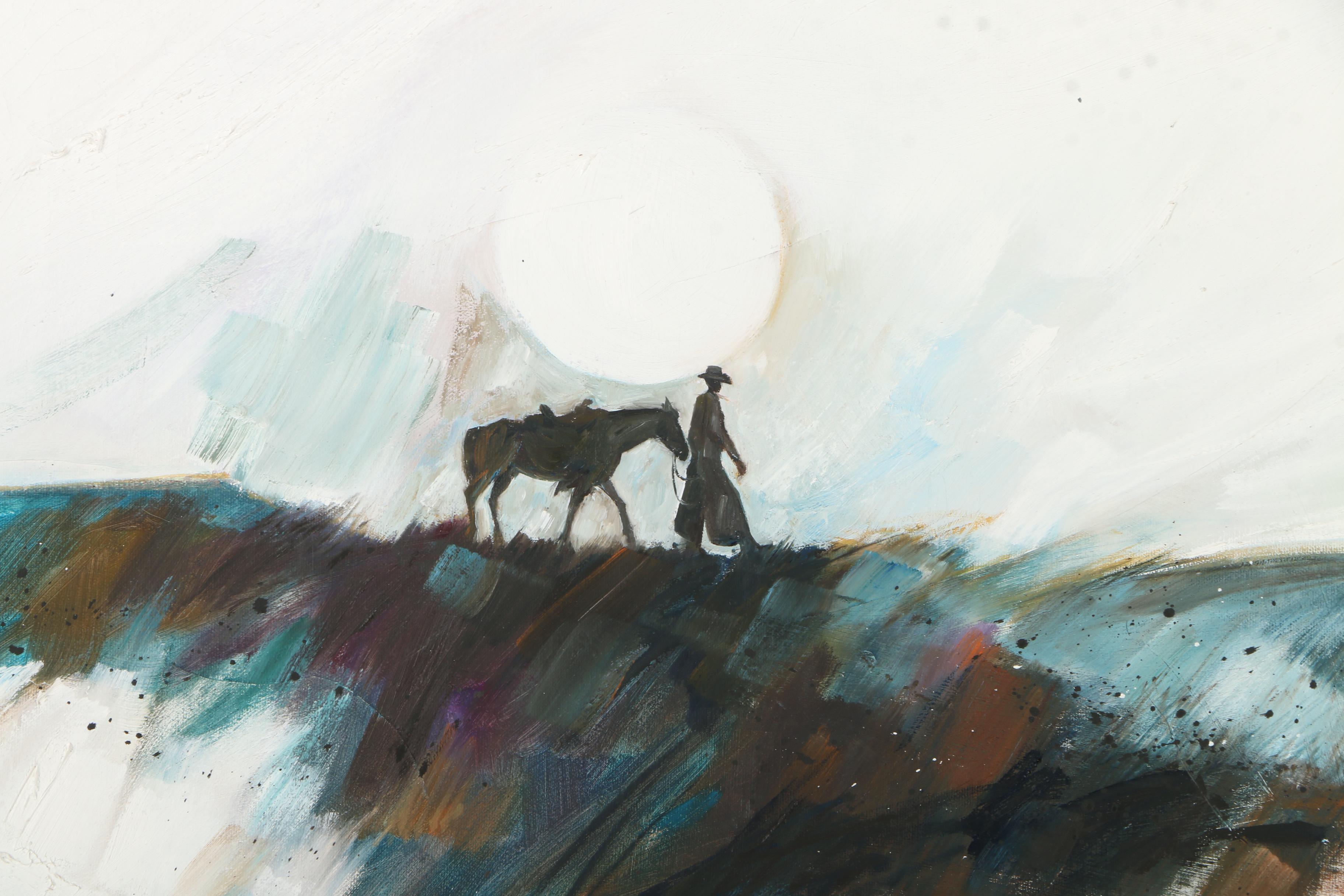 Thompson Hughes Original Oil Painting "Days End"