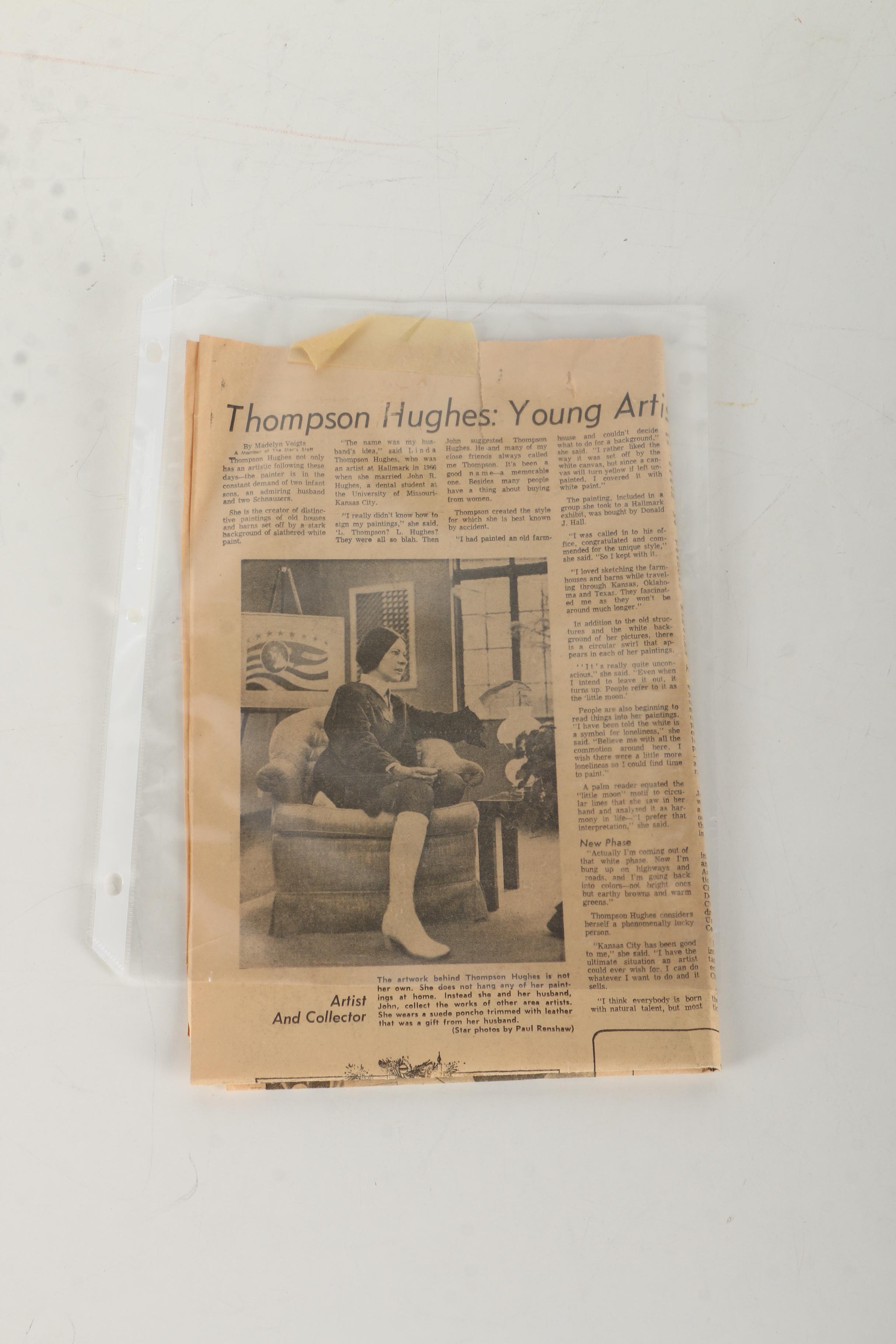 Thompson Hughes Original Oil Painting "Days End"