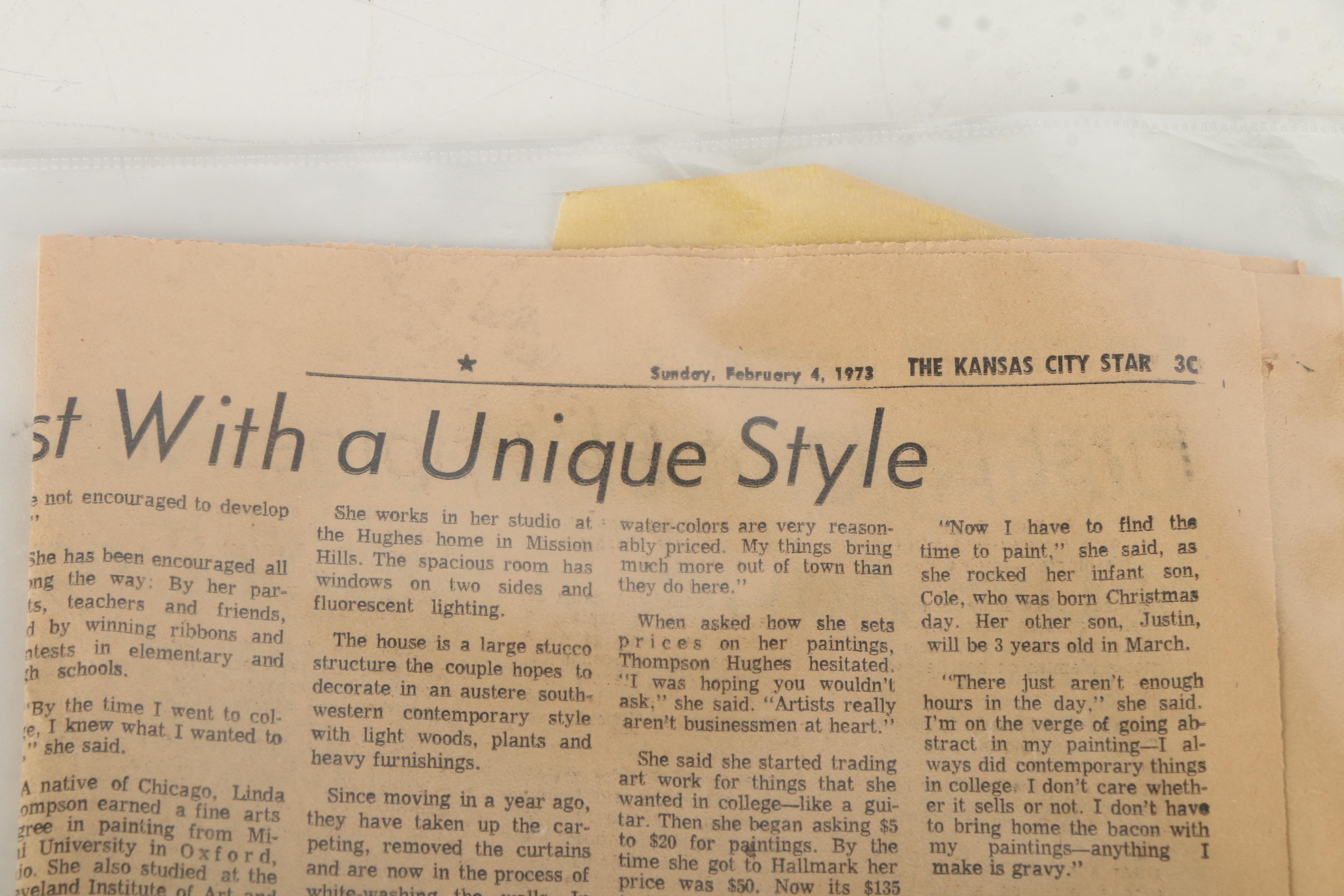 Thompson Hughes Original Oil Painting "Days End"