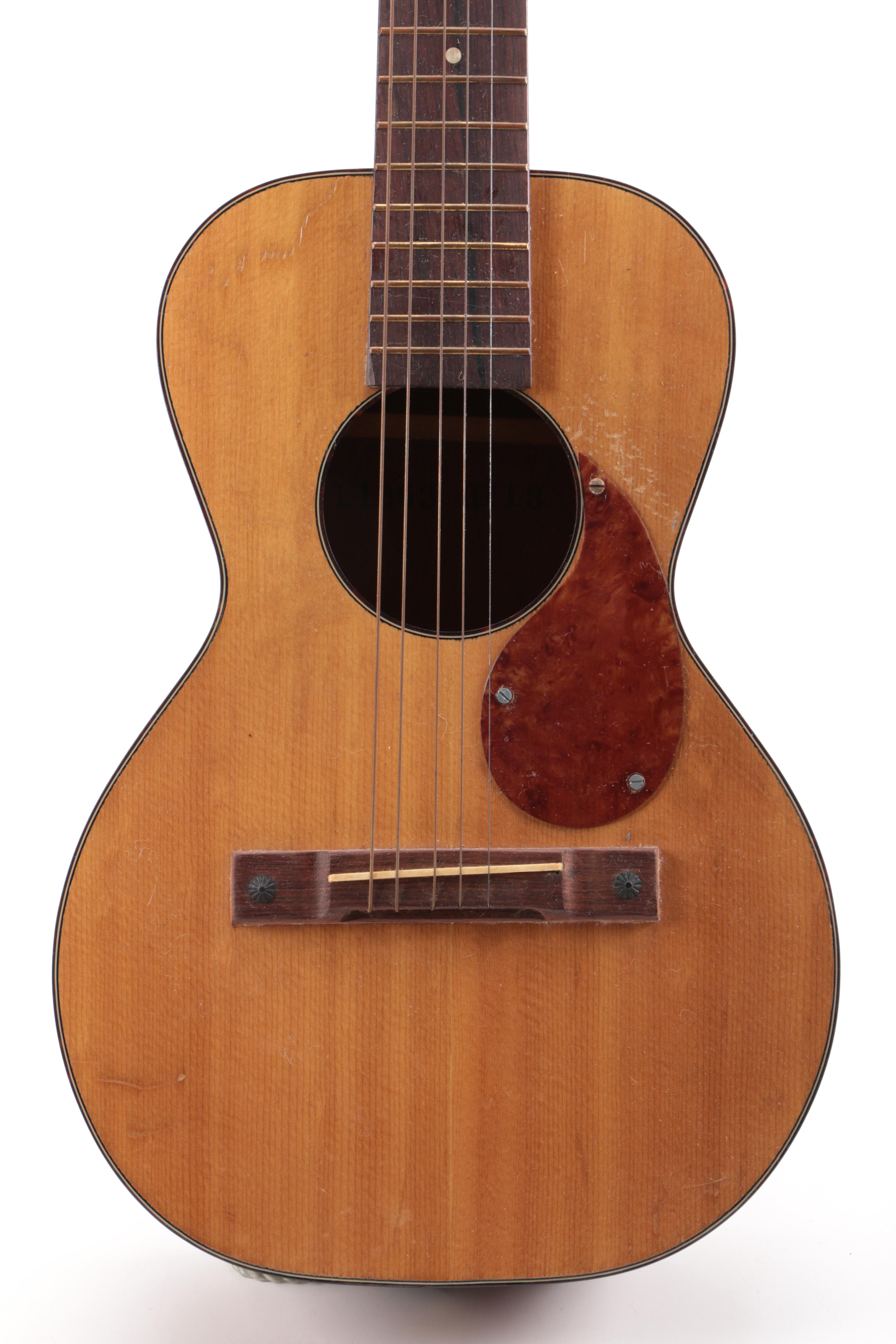 Vintage Kay Parlor Style Acoustic Guitar and Case