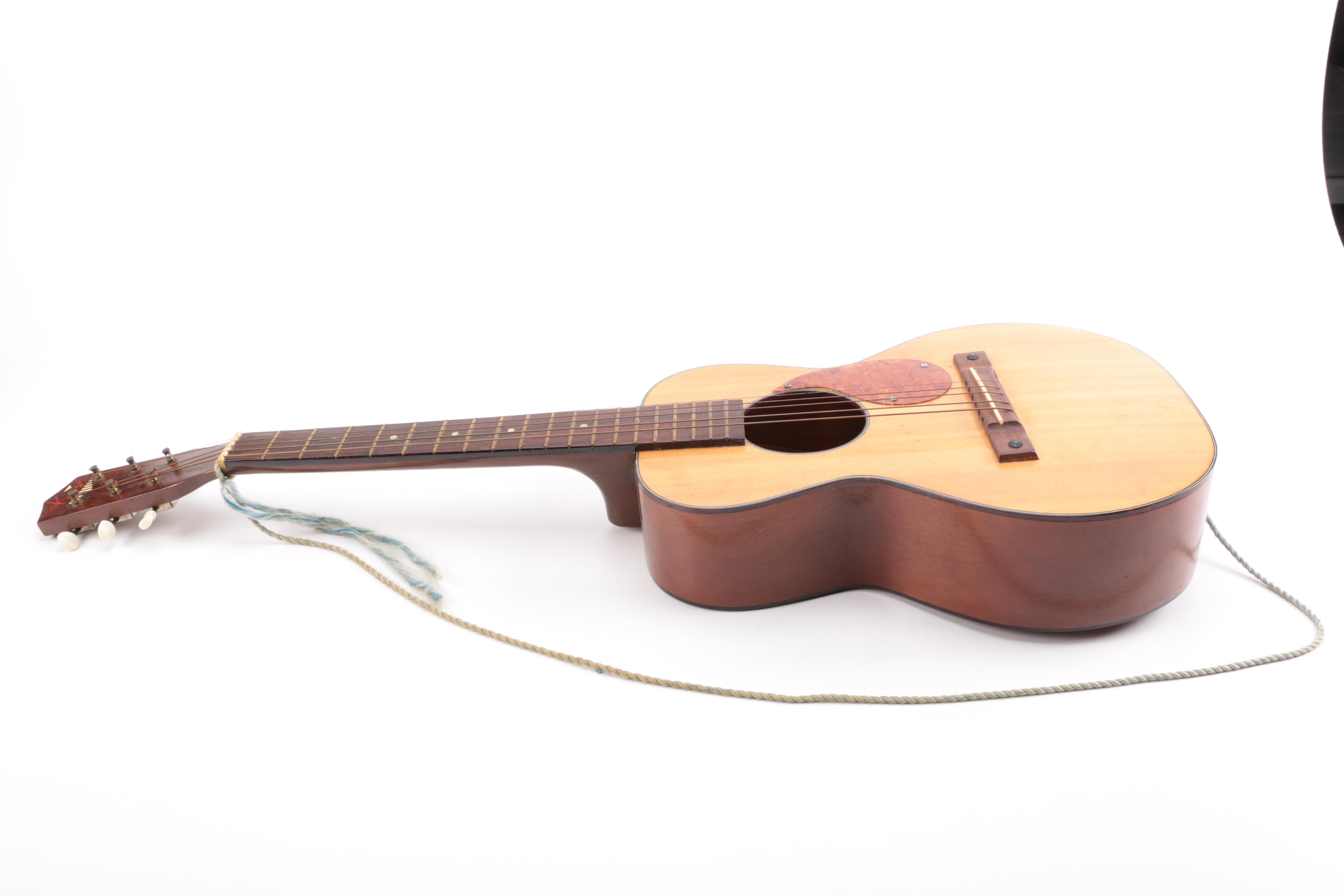 Vintage Kay Parlor Style Acoustic Guitar and Case