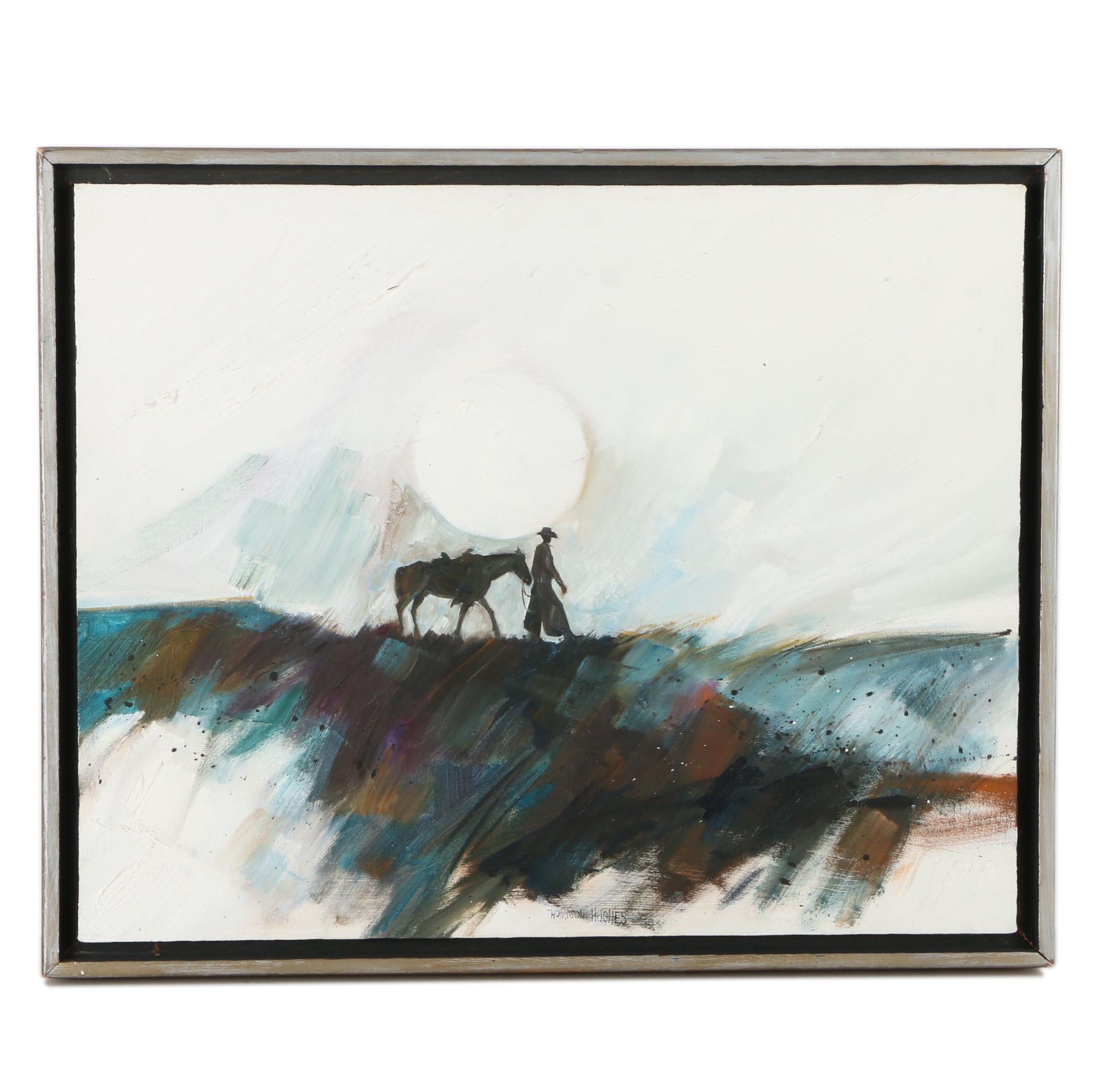 Thompson Hughes Original Oil Painting "Days End"