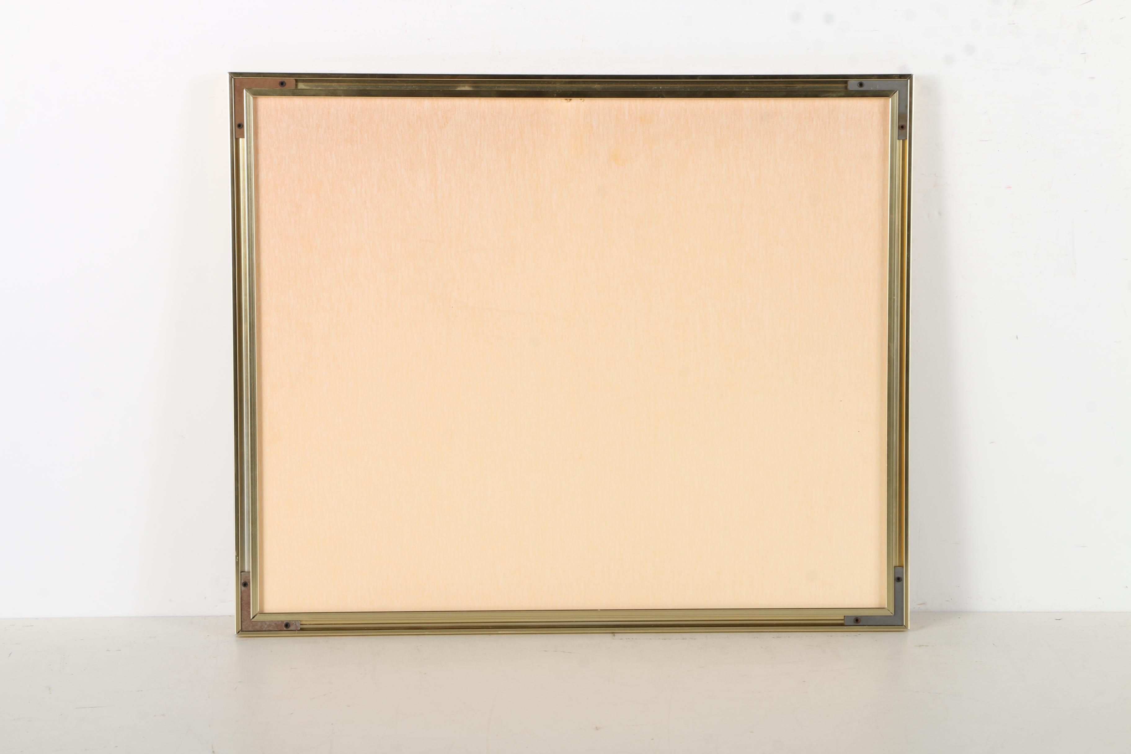 Mixed Media Watercolor Painting on Fabric of Mushrooms