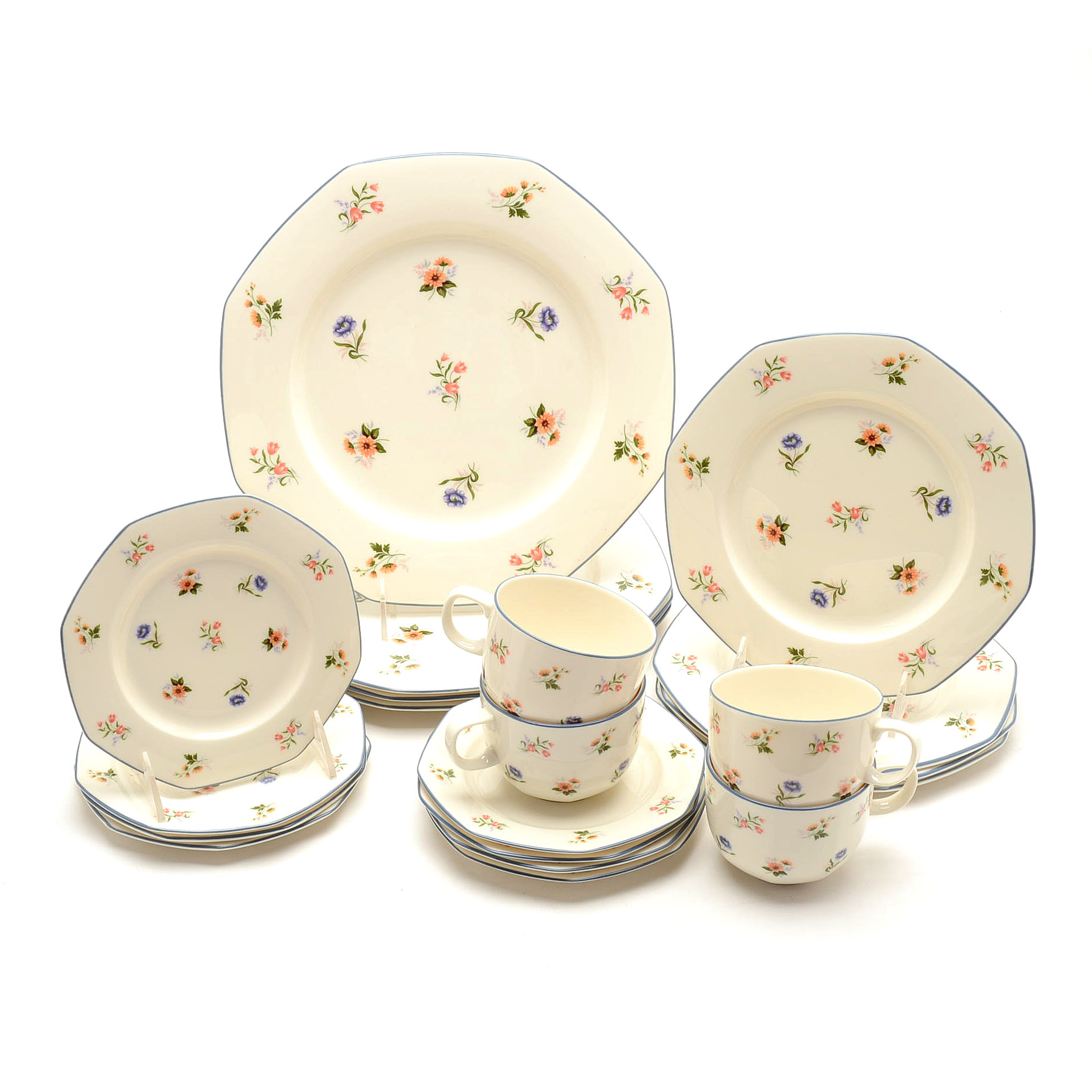 Wedgwood "Springtime" Place Setting for Four