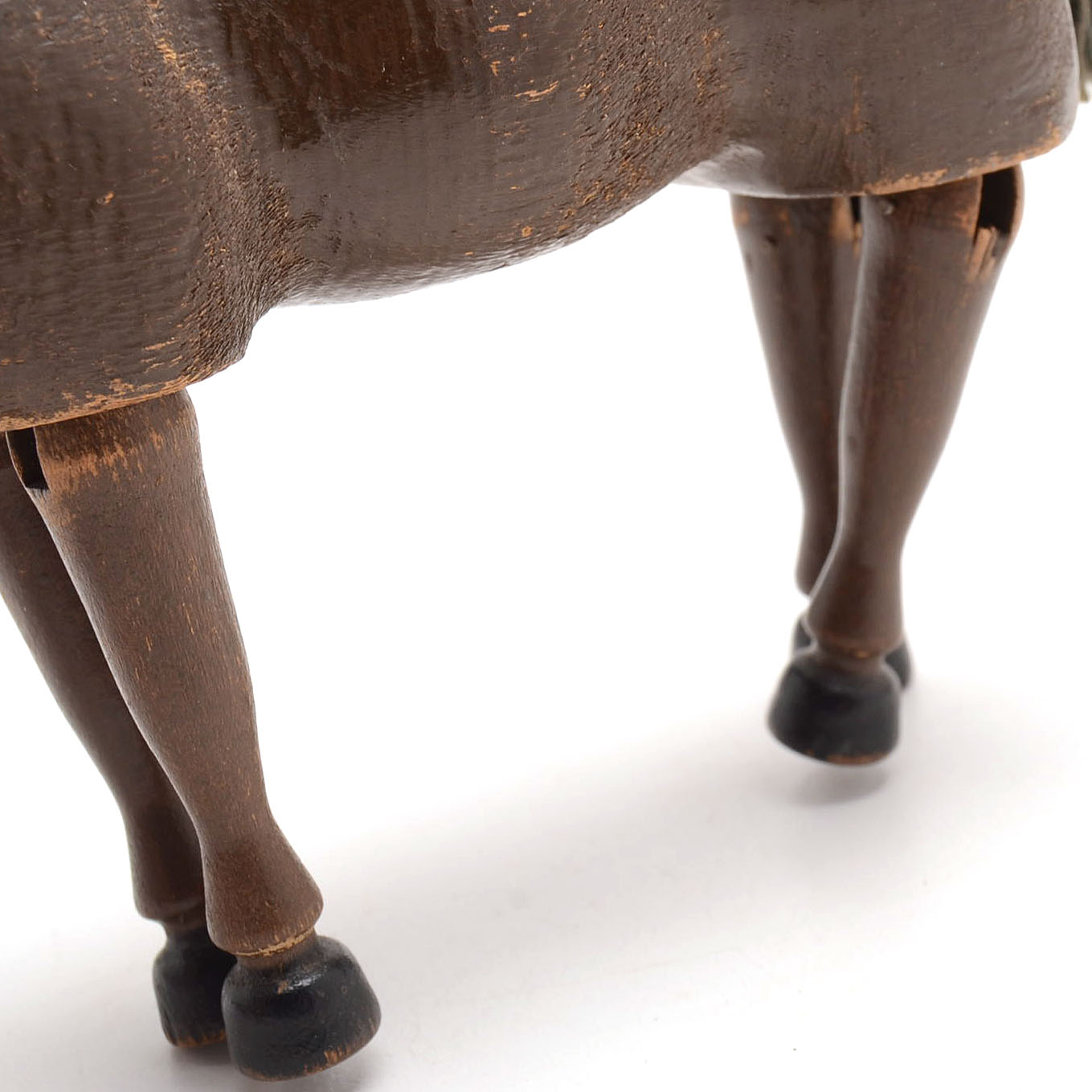 Schoenhut Jointed Wood Figural Horse and Donkey Circus Toys